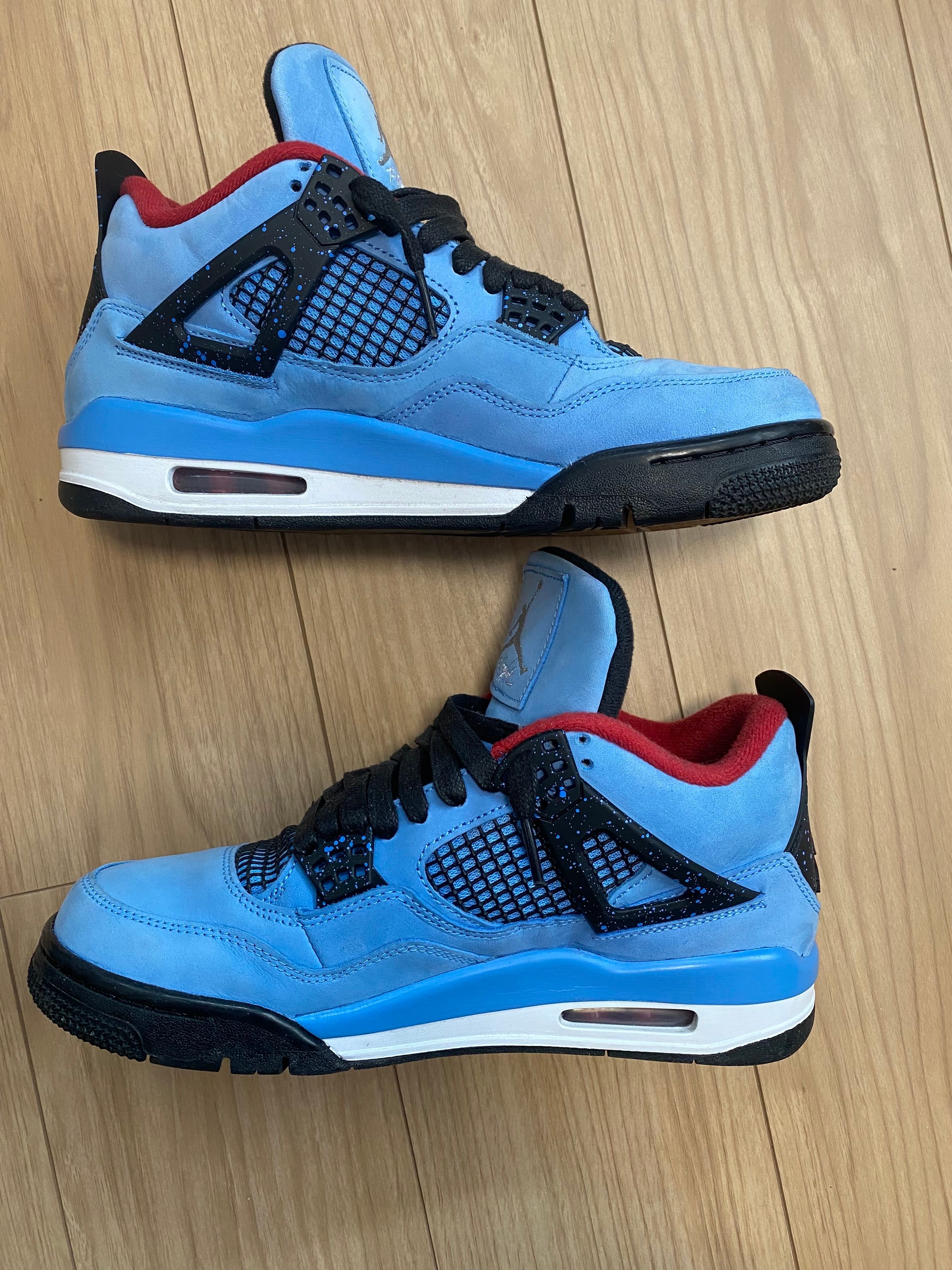 Travis Scott × Nike Air Jordan 4 Retro Cactus Jack "University Blue"