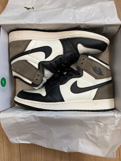 Nike GS Air Jordan 1 High OG "Sail/Dark Mocha/Black"