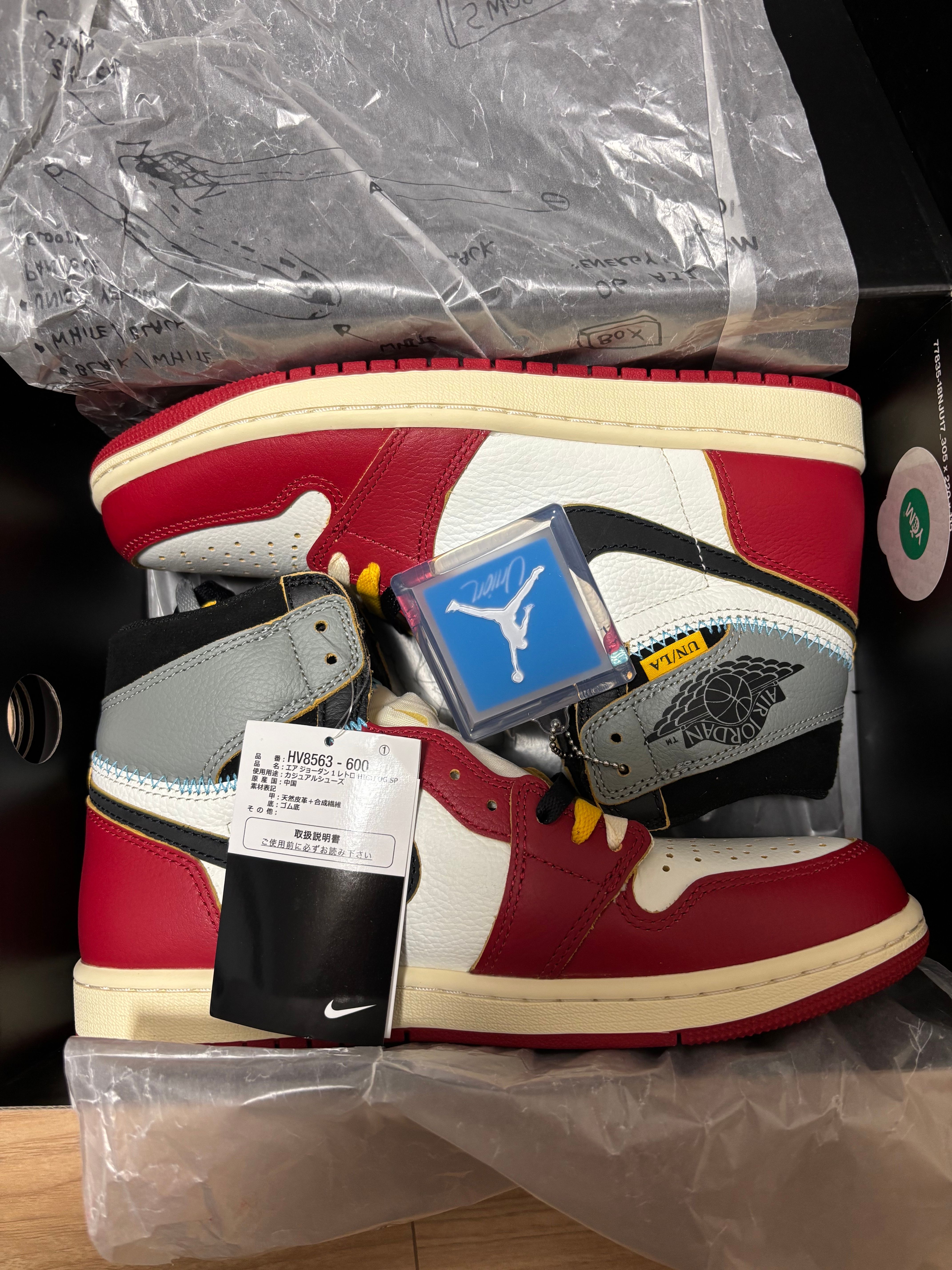 UNION × Nike Air Jordan 1 Retro High OG "Chicago/Shadow"