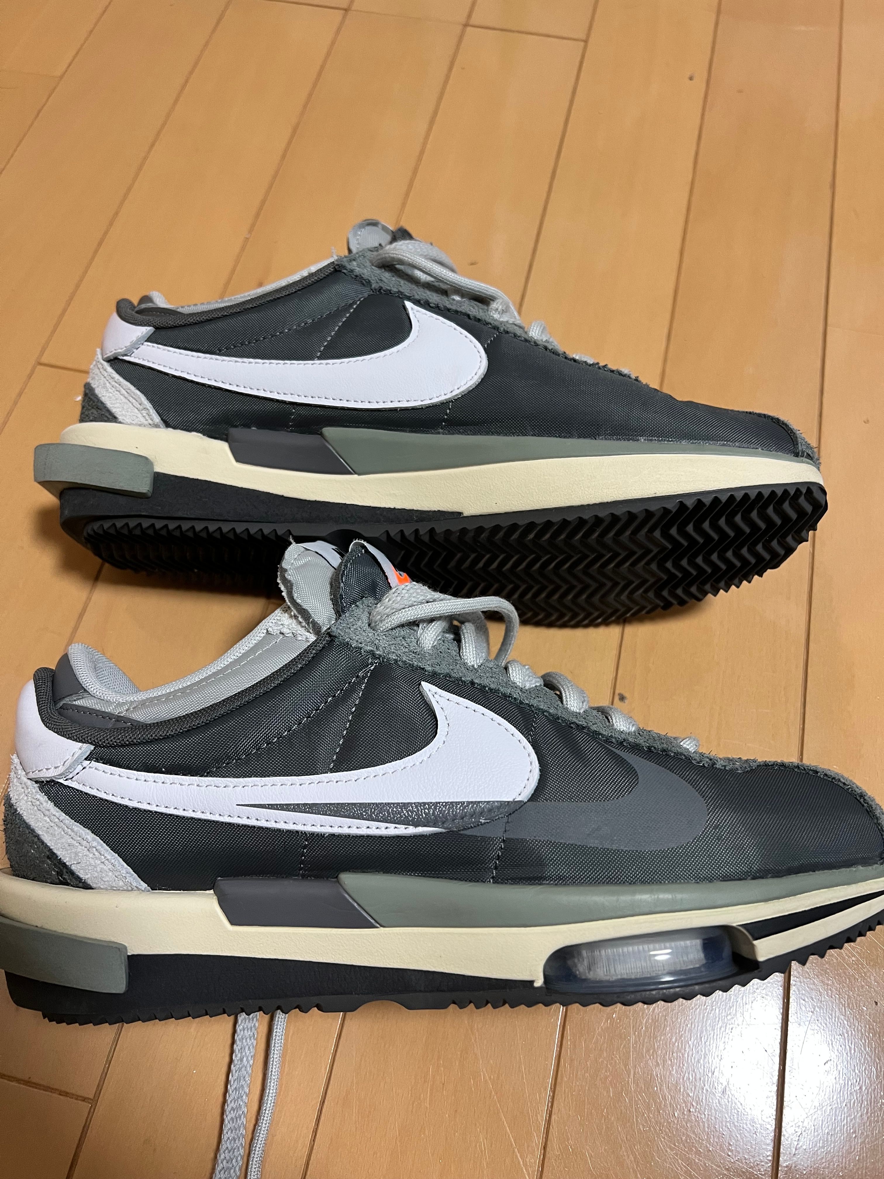 sacai × Nike Zoom Cortez "Iron Grey"