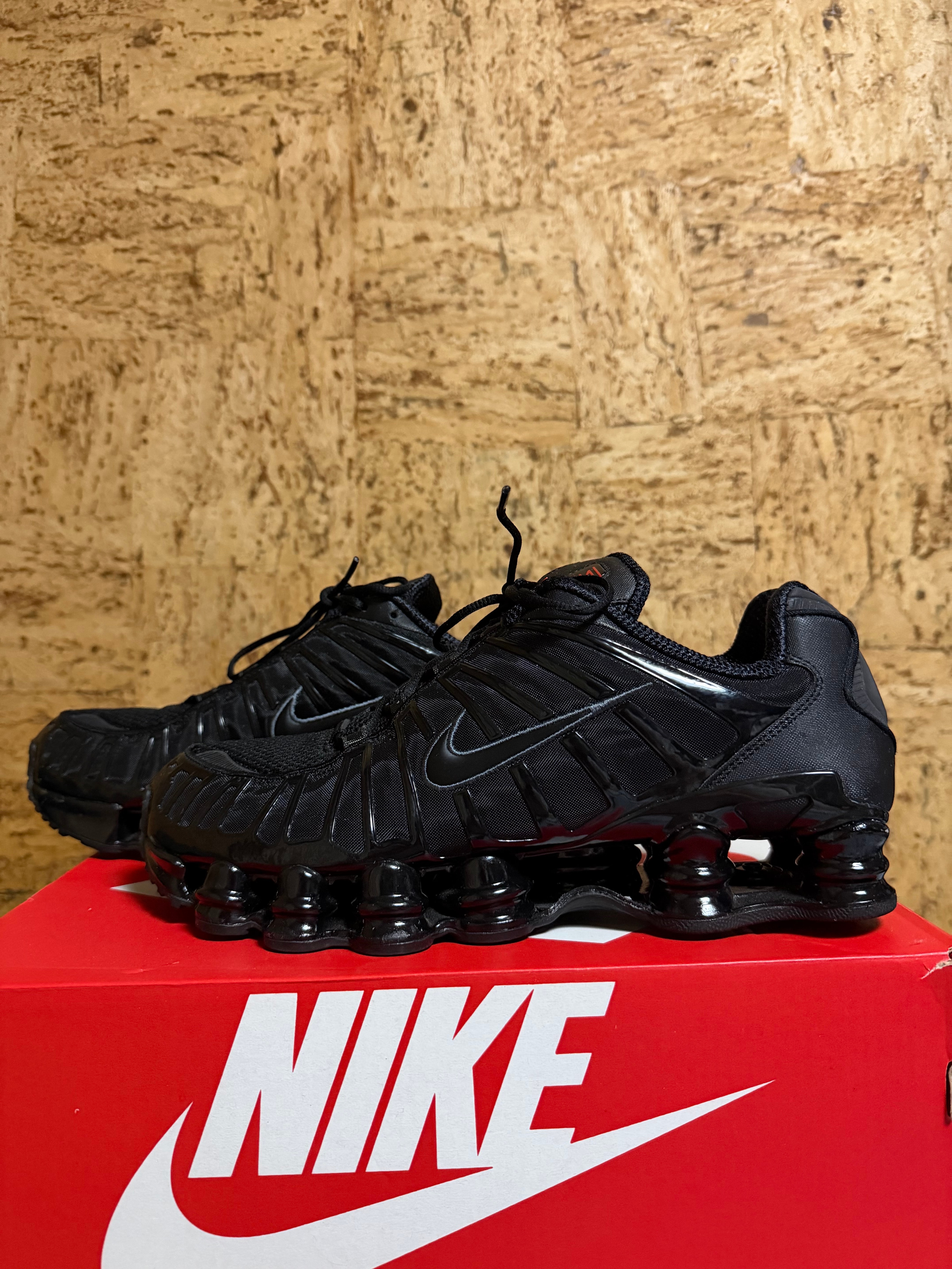 Nike Shox TL "Black/Metallic Hematite/Max Orange/Black"