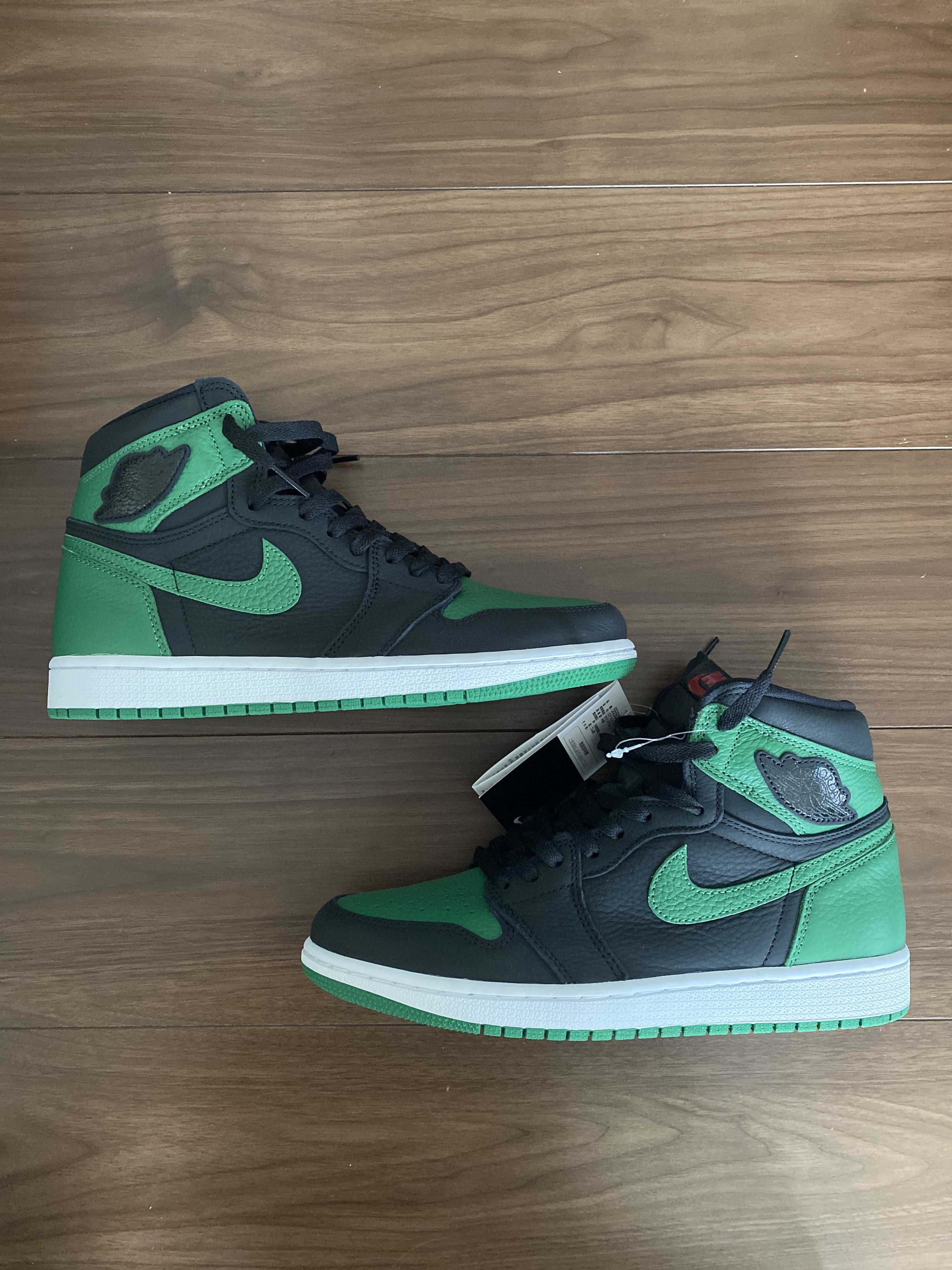 Nike Air Jordan 1 Retro High OG "Black/Pine Green" (2020)