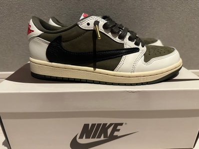 Travis Scott × Nike Air Jordan 1 Low OG SP "Reverse Olive"
