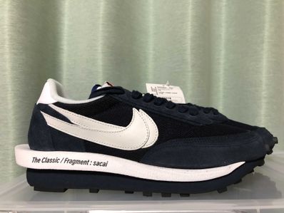 Fragment × sacai × Nike LD Waffle "Blackended Blue"