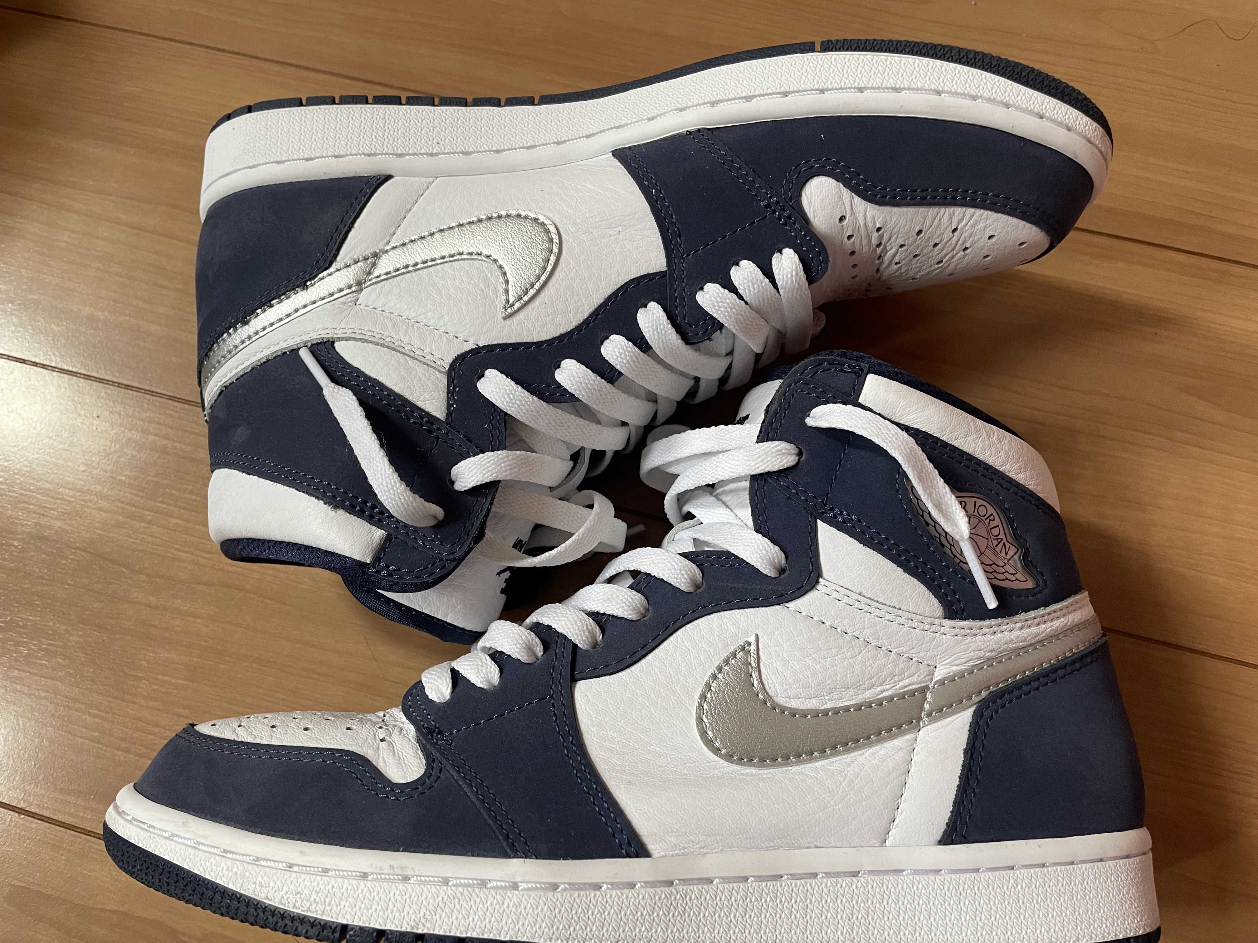Nike Air Jordan 1 High OG CO.JP "White/Midnight Navy" (2020)(ブリーフケースなし)