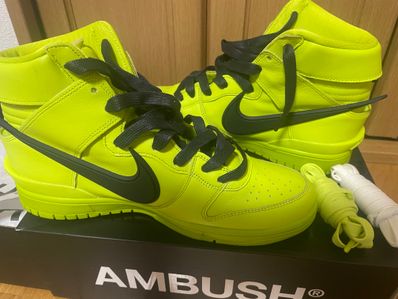 AMBUSH × NIKE DUNK HIGH "FLASH LIME"