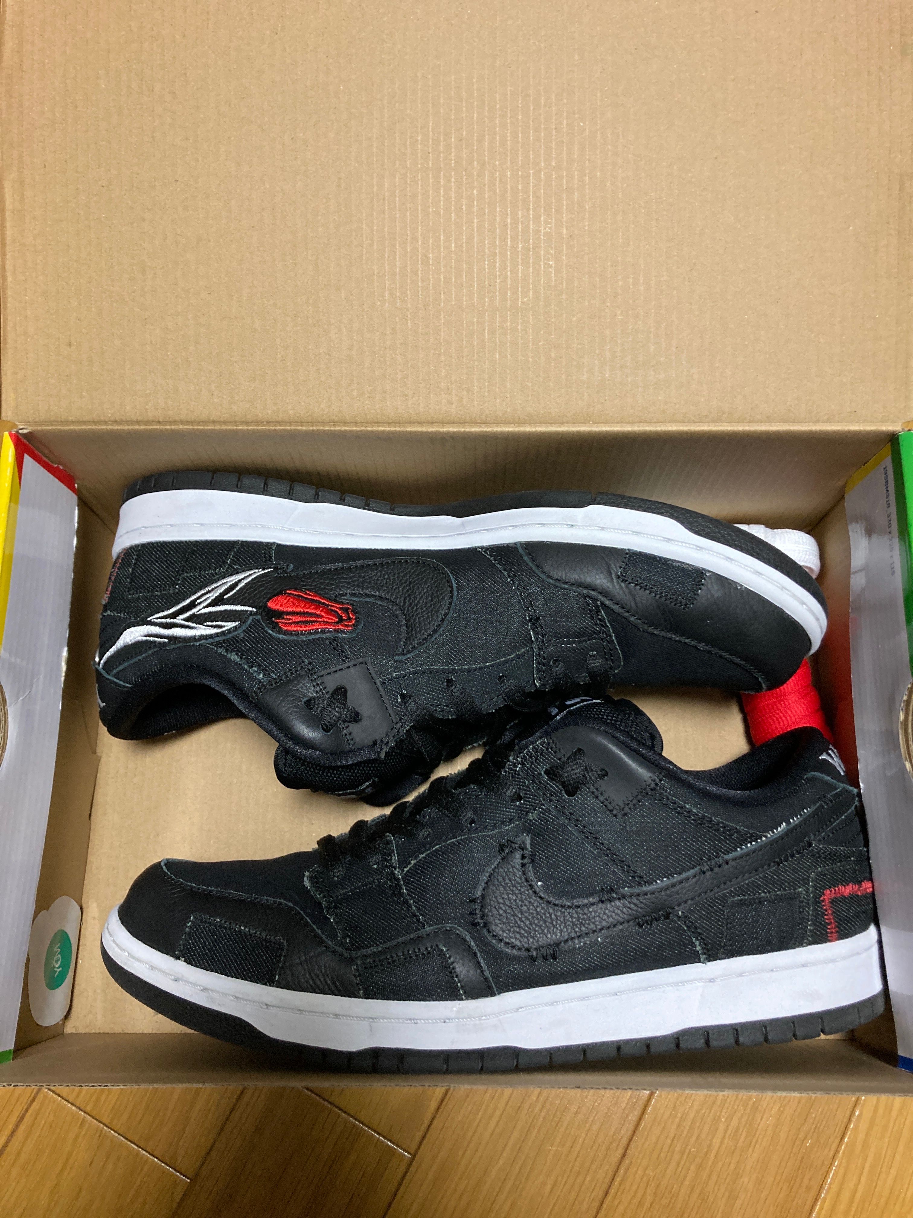 Wasted Youth × Nike SB Dunk Low "Black Denim" / VERDY