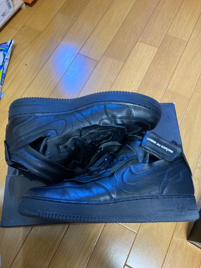 COMME des GARCONS × NIKE AIR FORCE 1 MID "BLACK"