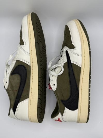 Travis Scott × Nike Air Jordan 1 Low OG SP "Reverse Olive"