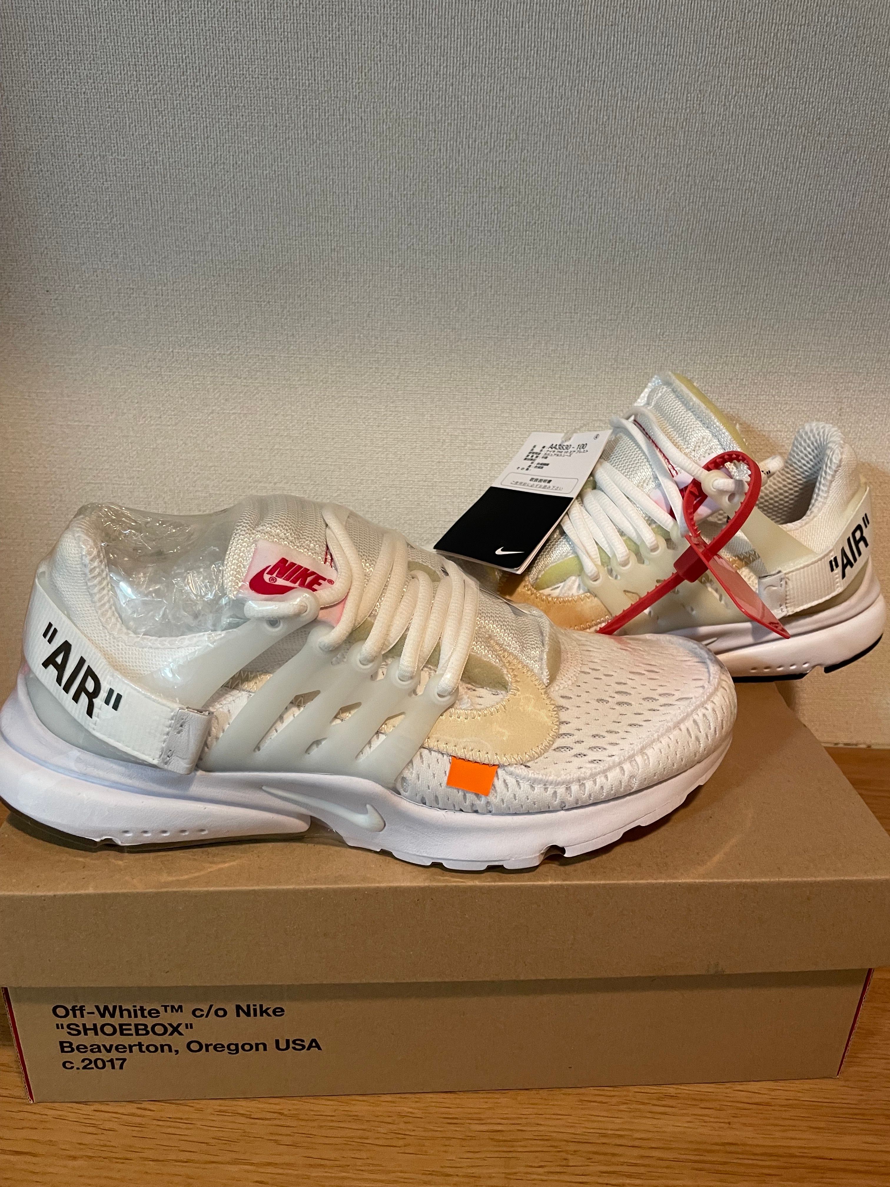 Off-White × Nike Air Presto "White/Black/Cone"
