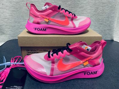 Off-White × Nike Zoom Fly "Pink"
