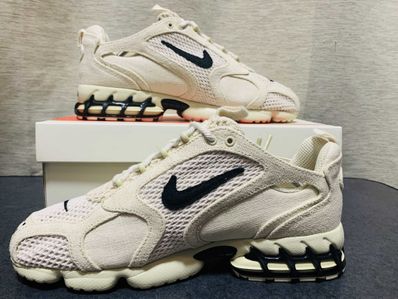 Stussy × Nike Air Zoom Spiridon CG 2 "Fossil/Black"