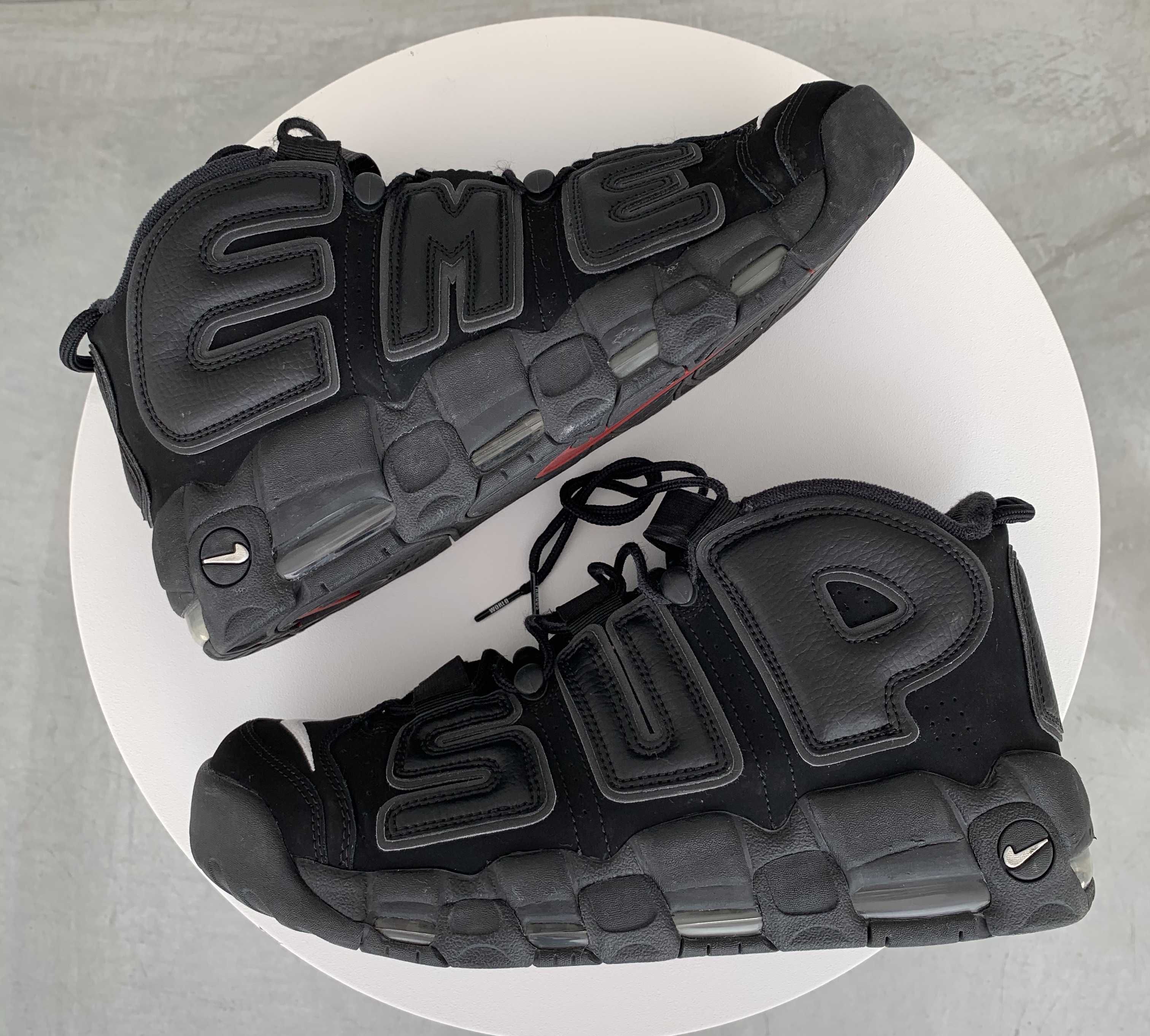 Supreme × Nike Air More Uptempo "Black"