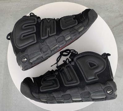 Supreme × Nike Air More Uptempo "Black"
