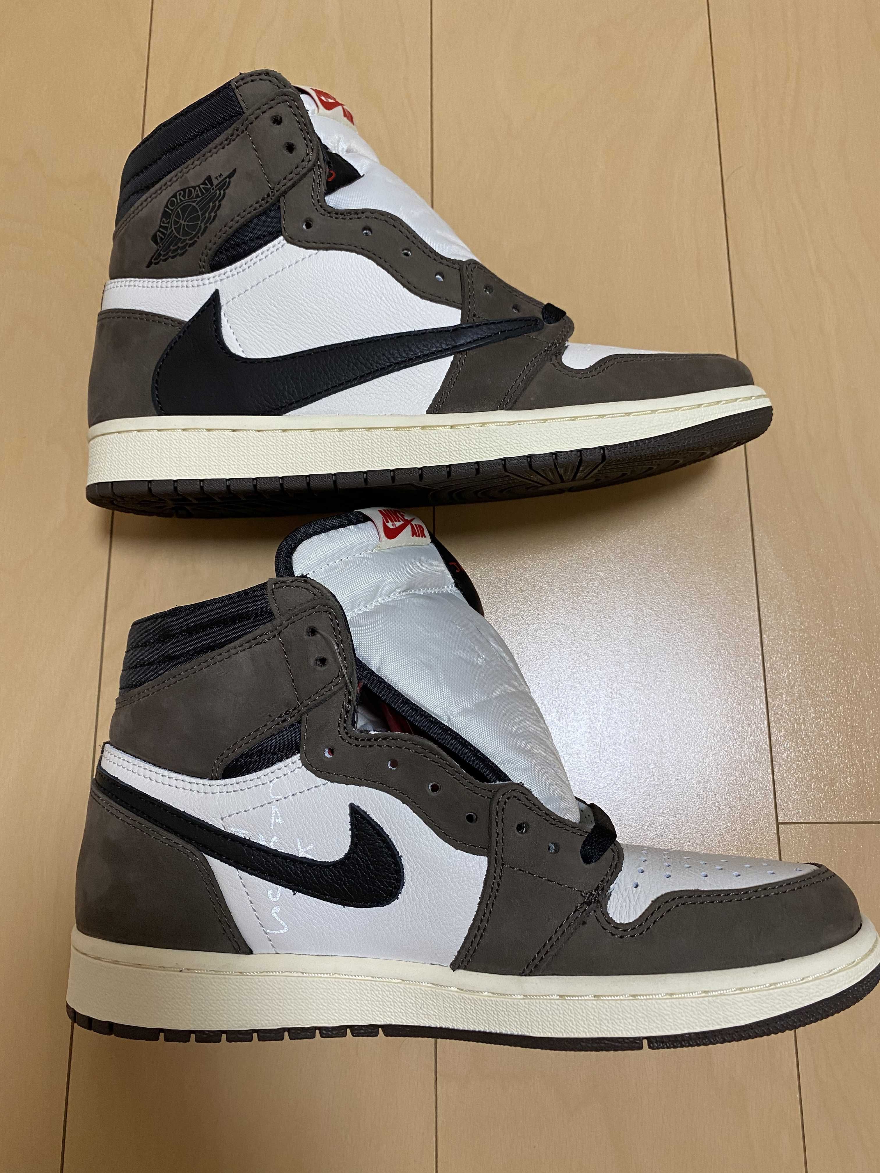 Travis Scott × Nike Air Jordan 1 Retro High OG TS SP "Sail/Dark Mocha"
