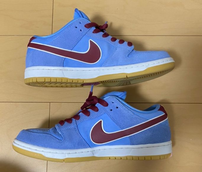 Nike SB Dunk Low Pro "Philadelphia Phillies/Valor Blue and Team Maroon"
