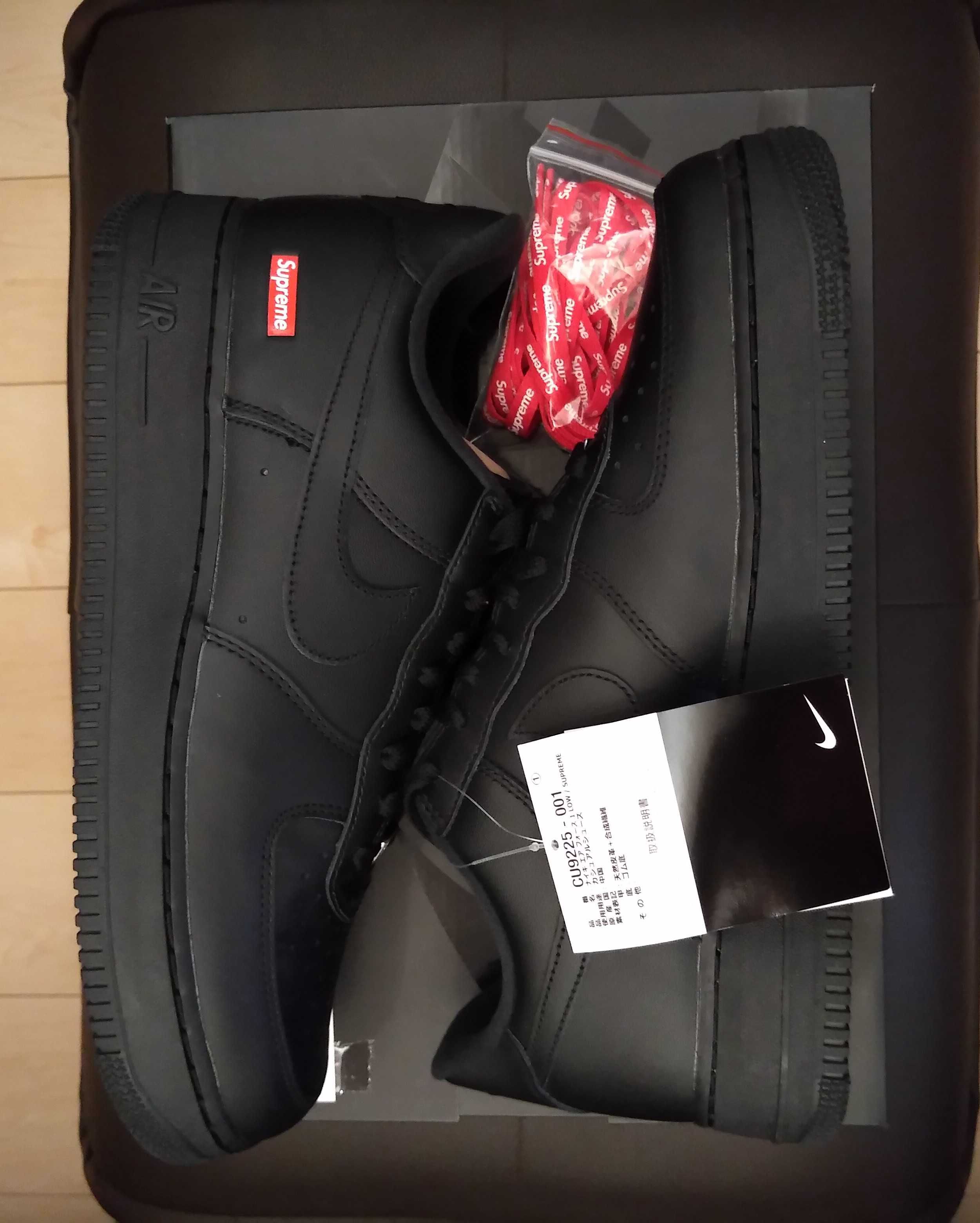 Supreme × Nike Air Force 1 Low "Black"