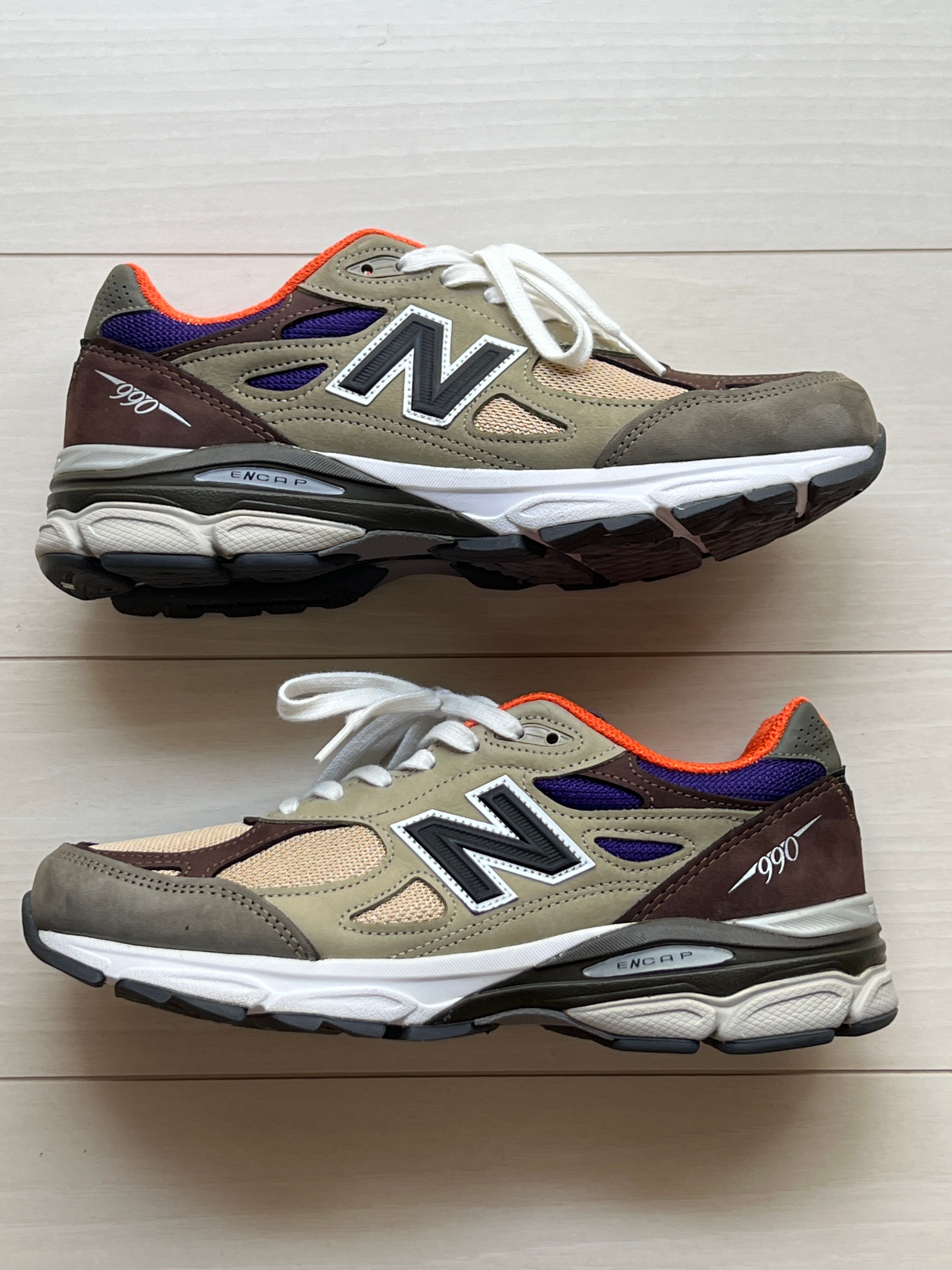 New Balance 990V3 "Khaki/Orange"