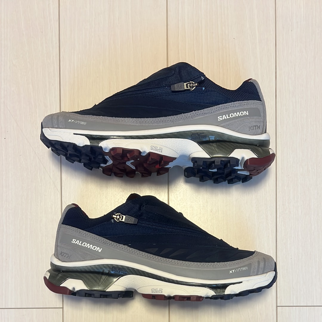 KITH × Salomon XT-Voyager "Maritime Blue/Alloy/Tawny Port"