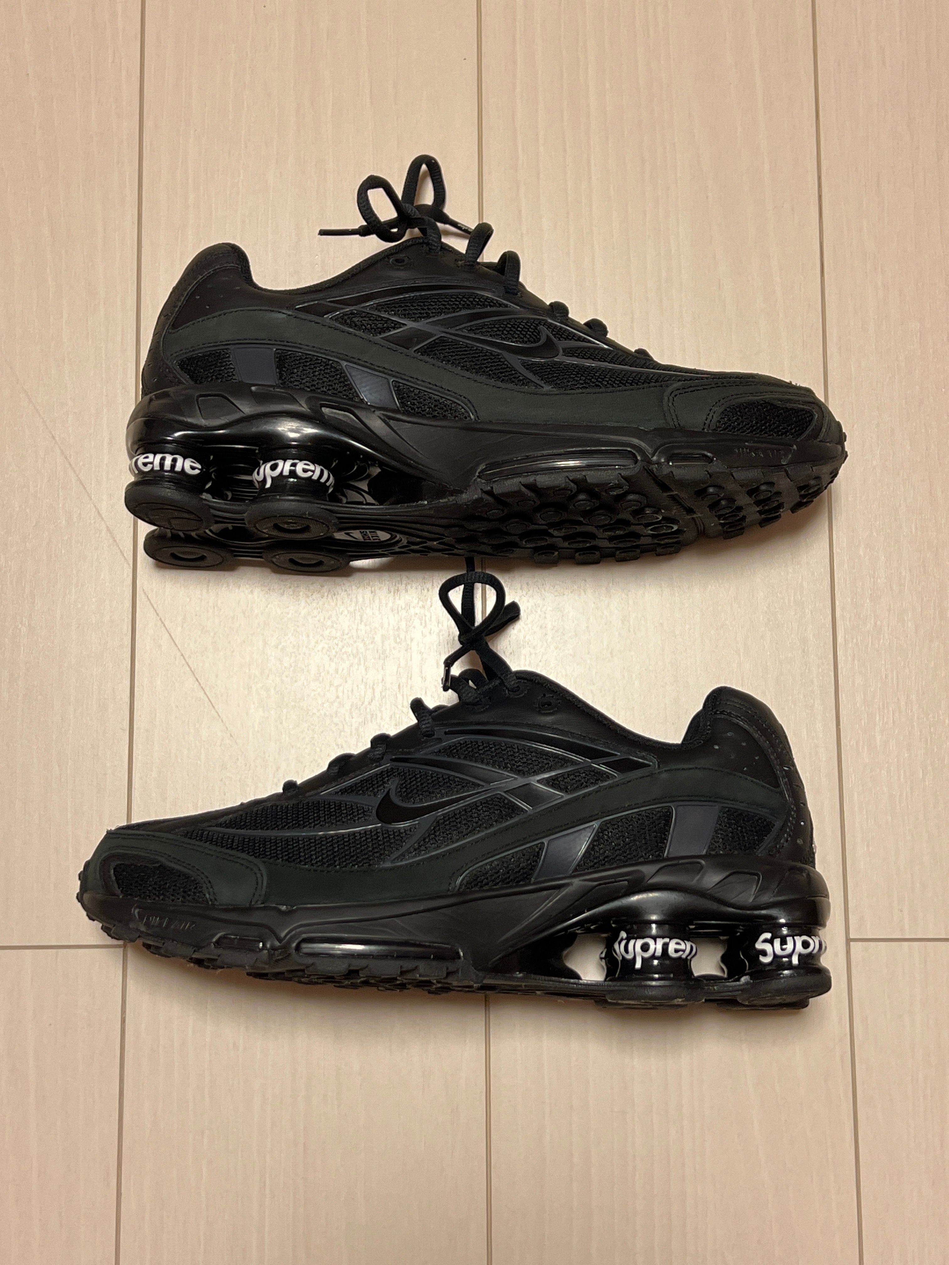 Supreme × Nike Shox Ride 2 "Black/Black-White"