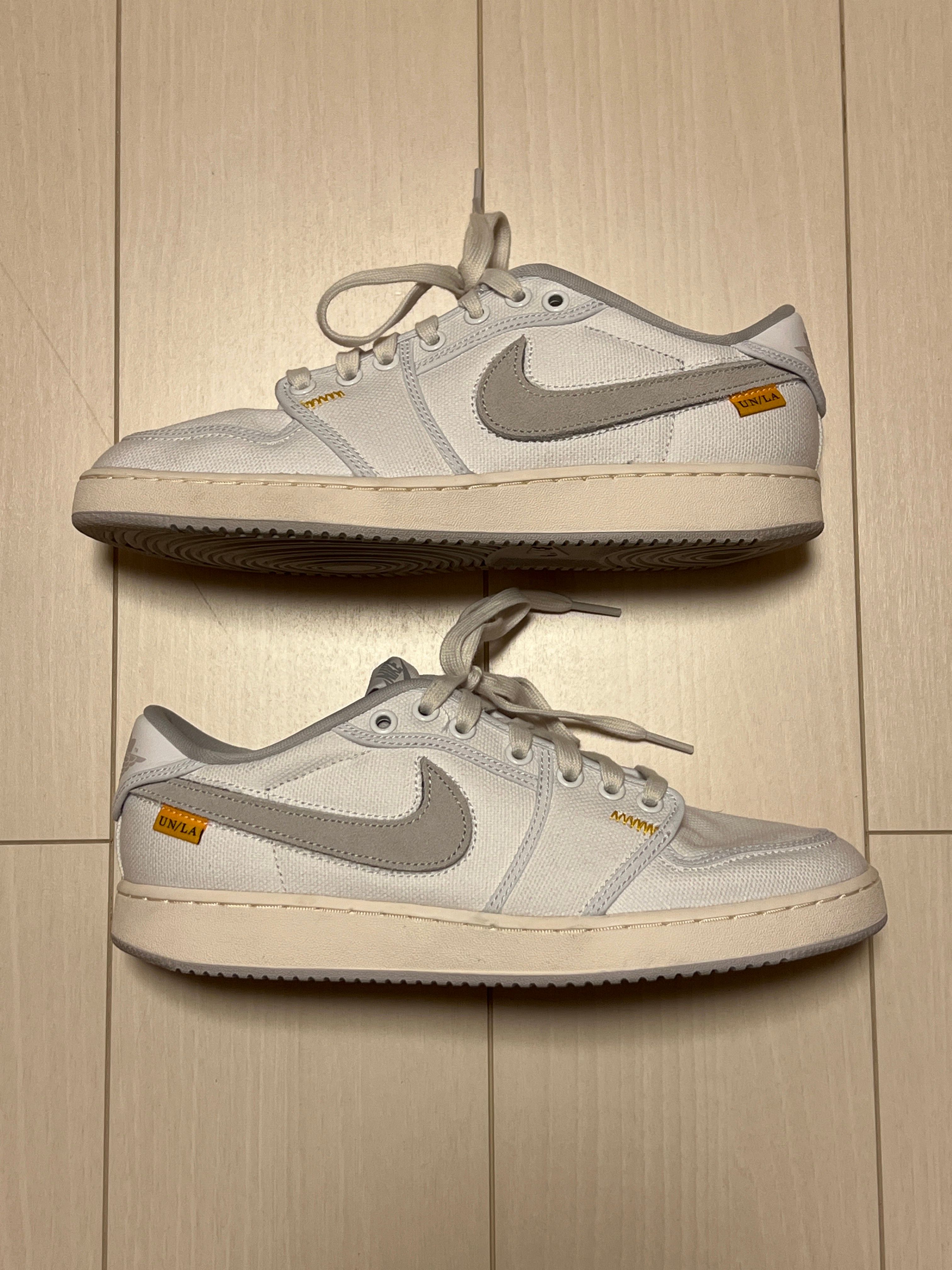 UNION × Nike Air Jordan 1 Low KO "White Canvas"