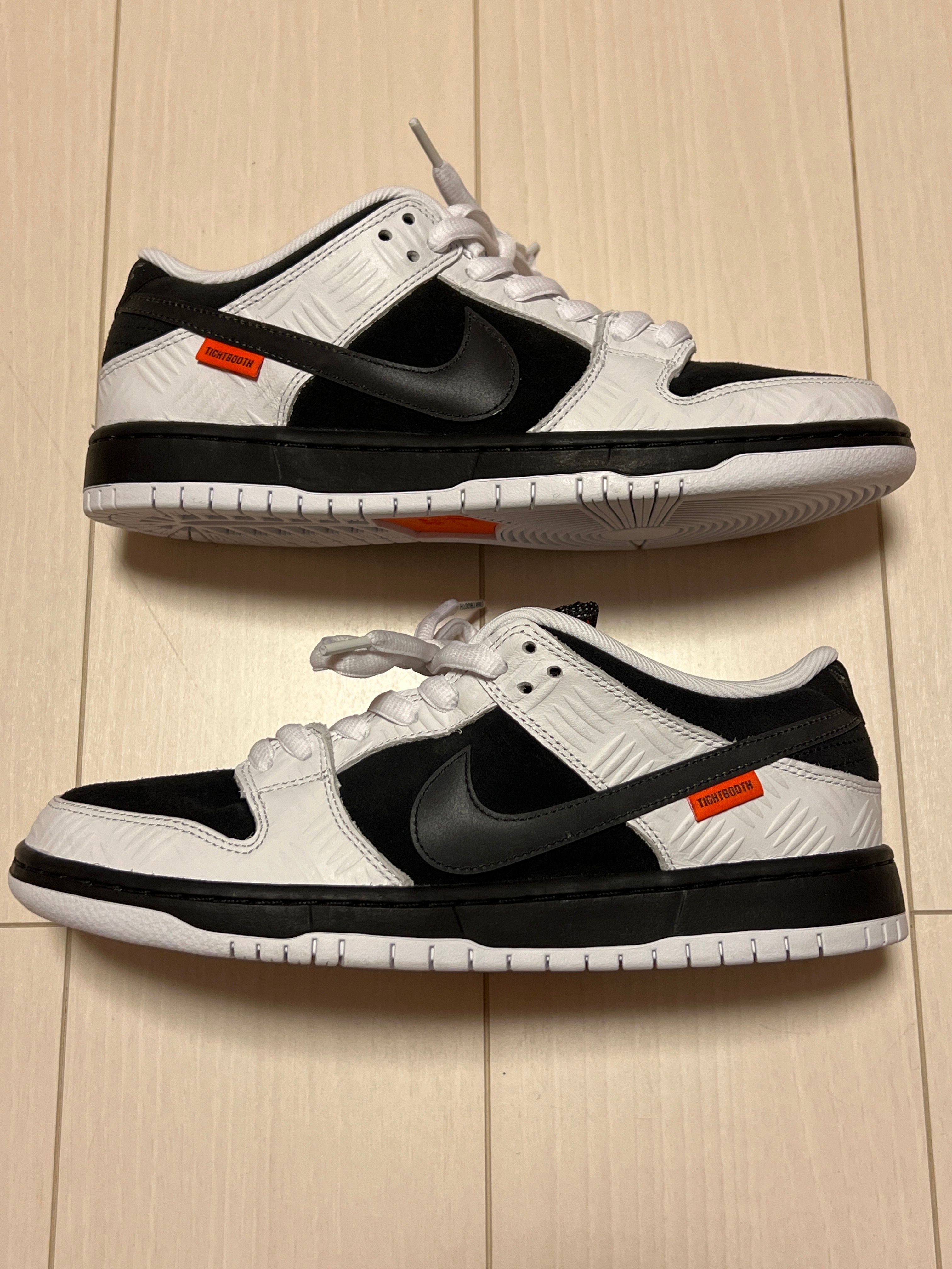 TIGHTBOOTH × Nike SB Dunk Low Pro QS "Black and White"