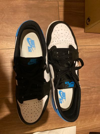 Nike Air Jordan 1 Low OG "Black and Dark Powder Blue/UNC"