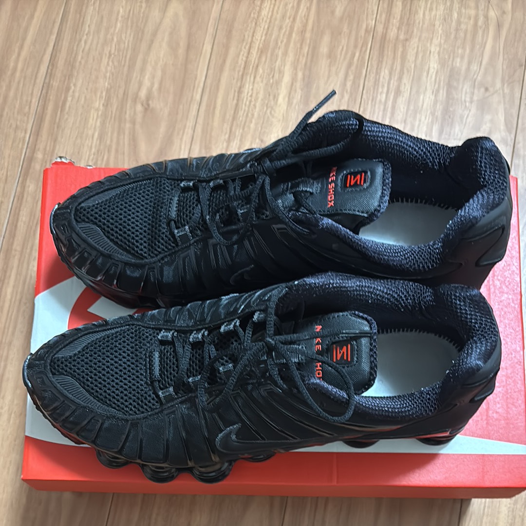 Nike Shox TL "Black/Metallic Hematite/Max Orange/Black"