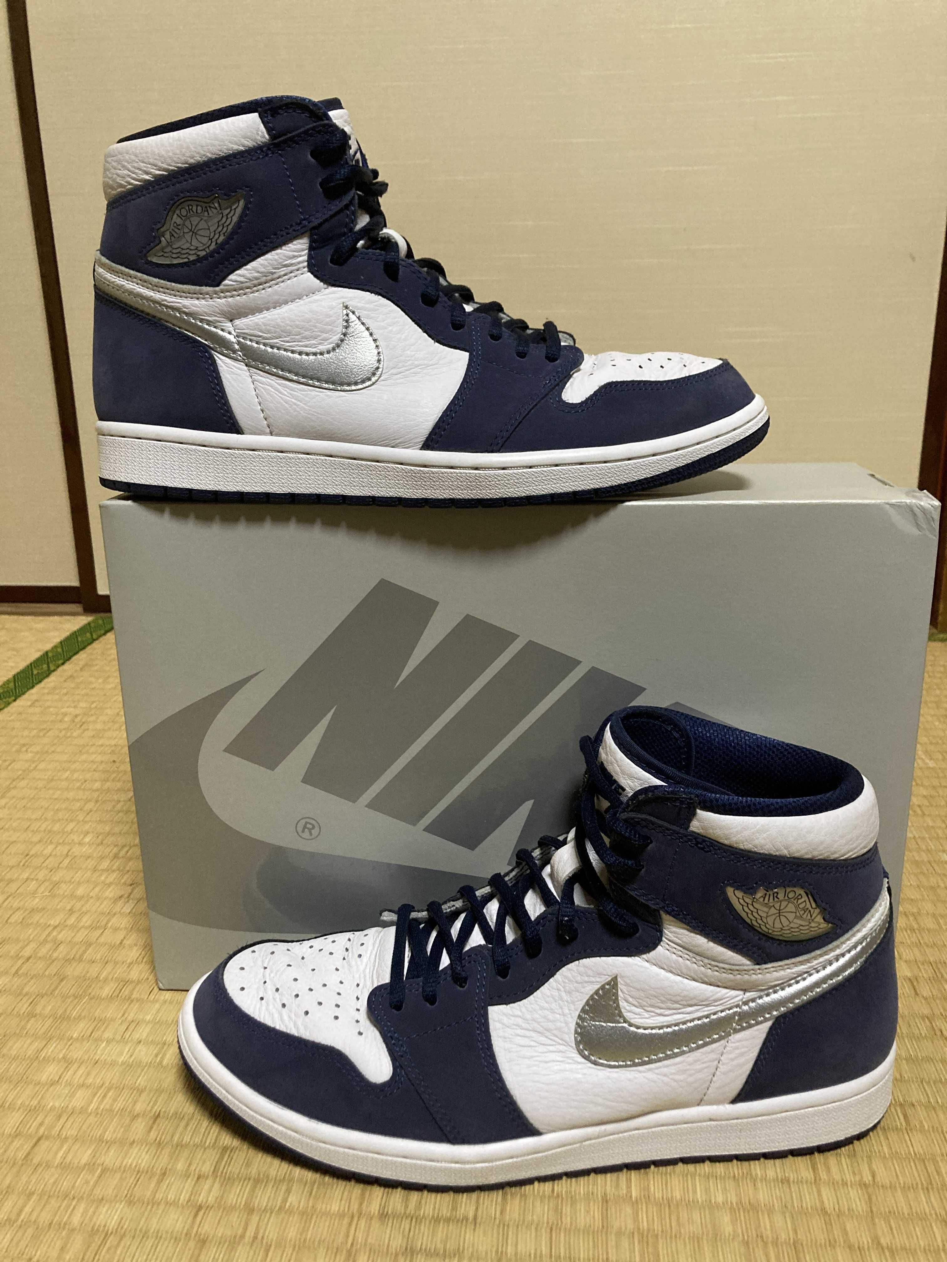 Nike Air Jordan 1 High OG CO.JP "White/Midnight Navy" (2020)(ブリーフケースなし)