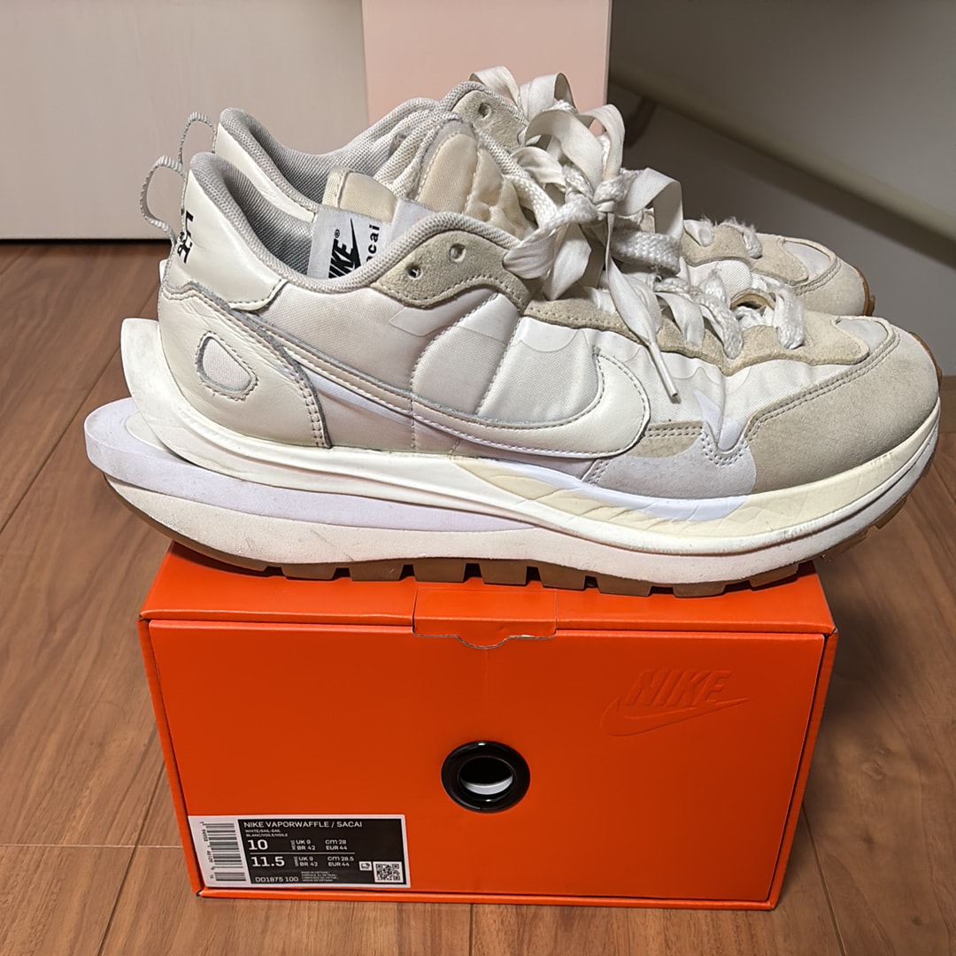sacai × Nike Vapor Waffle "White Gum"