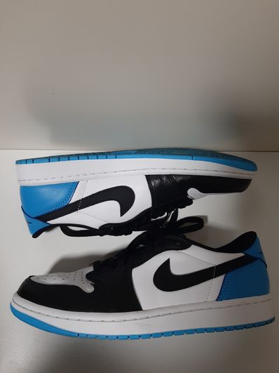 Nike Air Jordan 1 Low OG "Black and Dark Powder Blue/UNC"