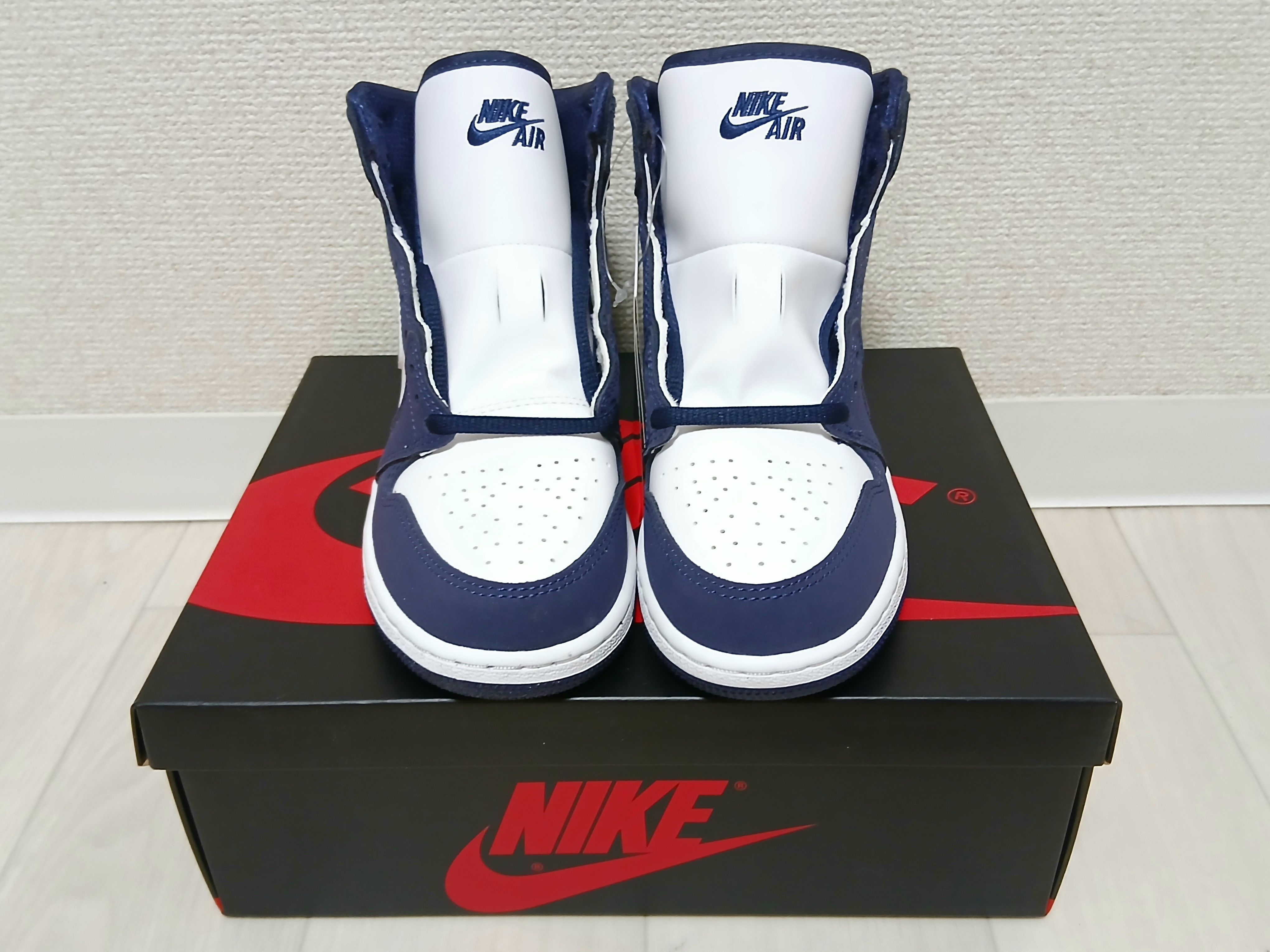 Nike GS Air Jordan 1 High OG CO.JP "Midnight Navy" (2020)(ブリーフケースなし)