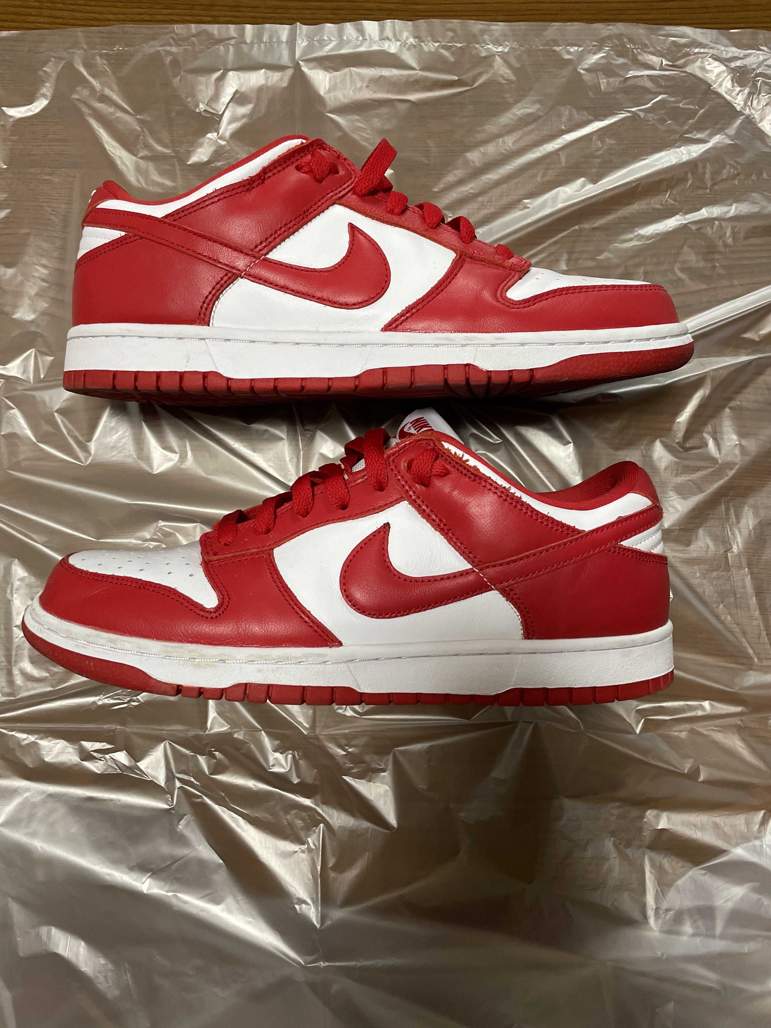 Nike Dunk Low SP "White and University Red"