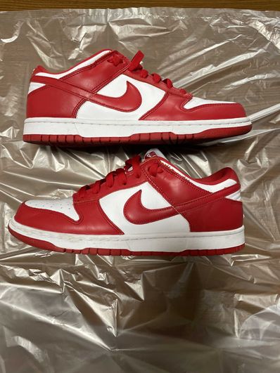 Nike Dunk Low SP "White and University Red"