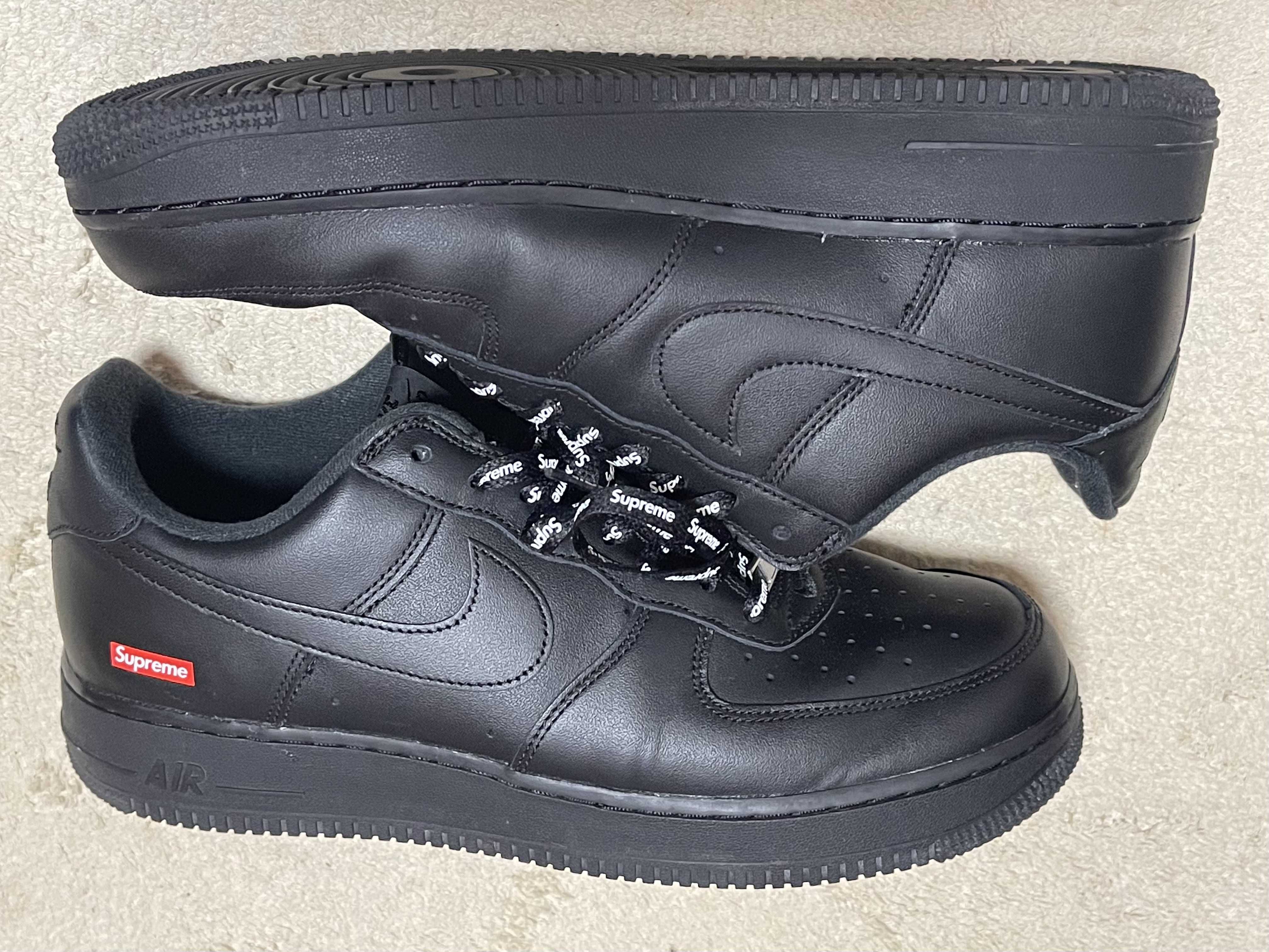 Supreme × Nike Air Force 1 Low "Black"