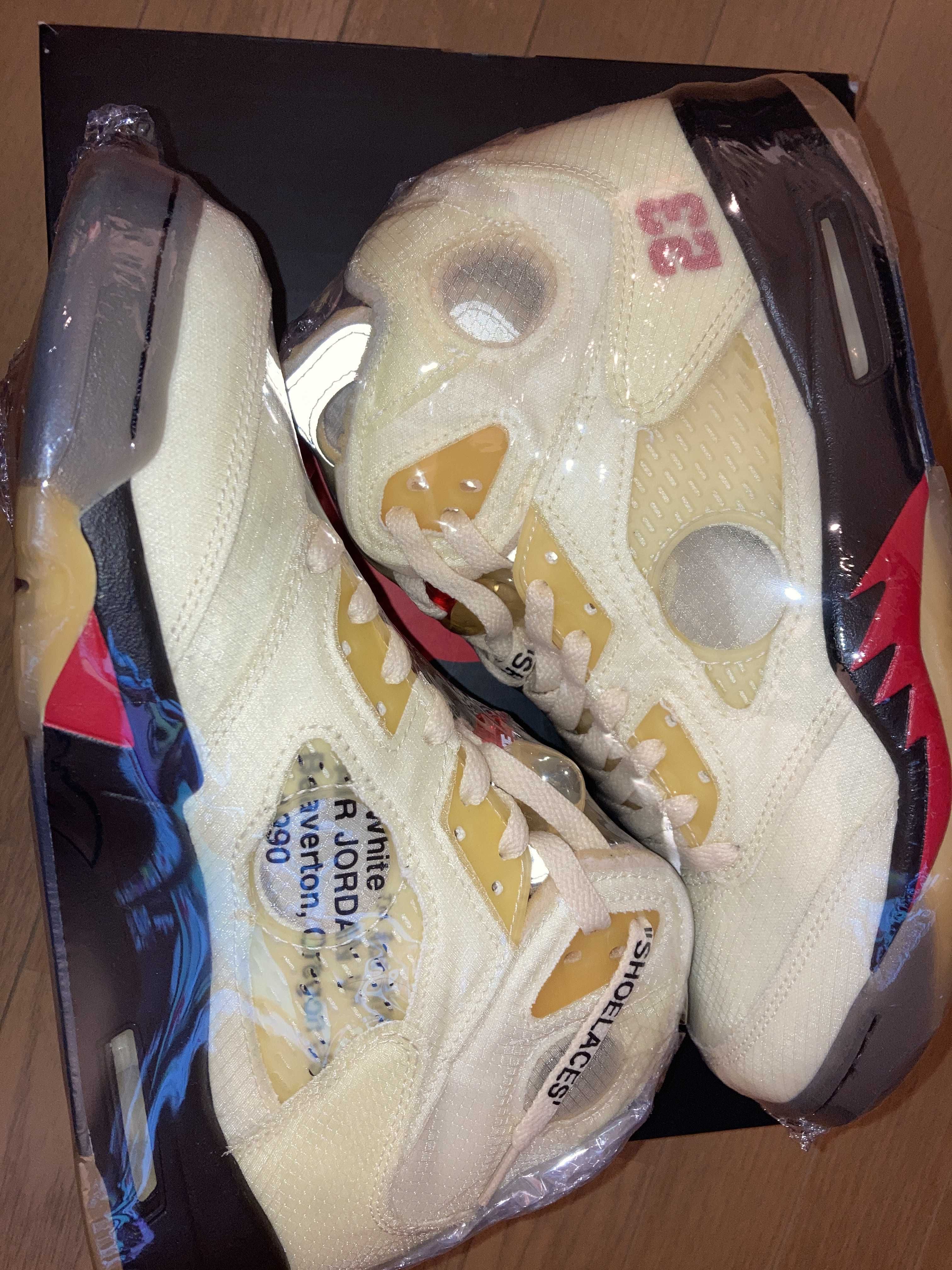 Off-White × Nike Air Jordan 5 "Sail"