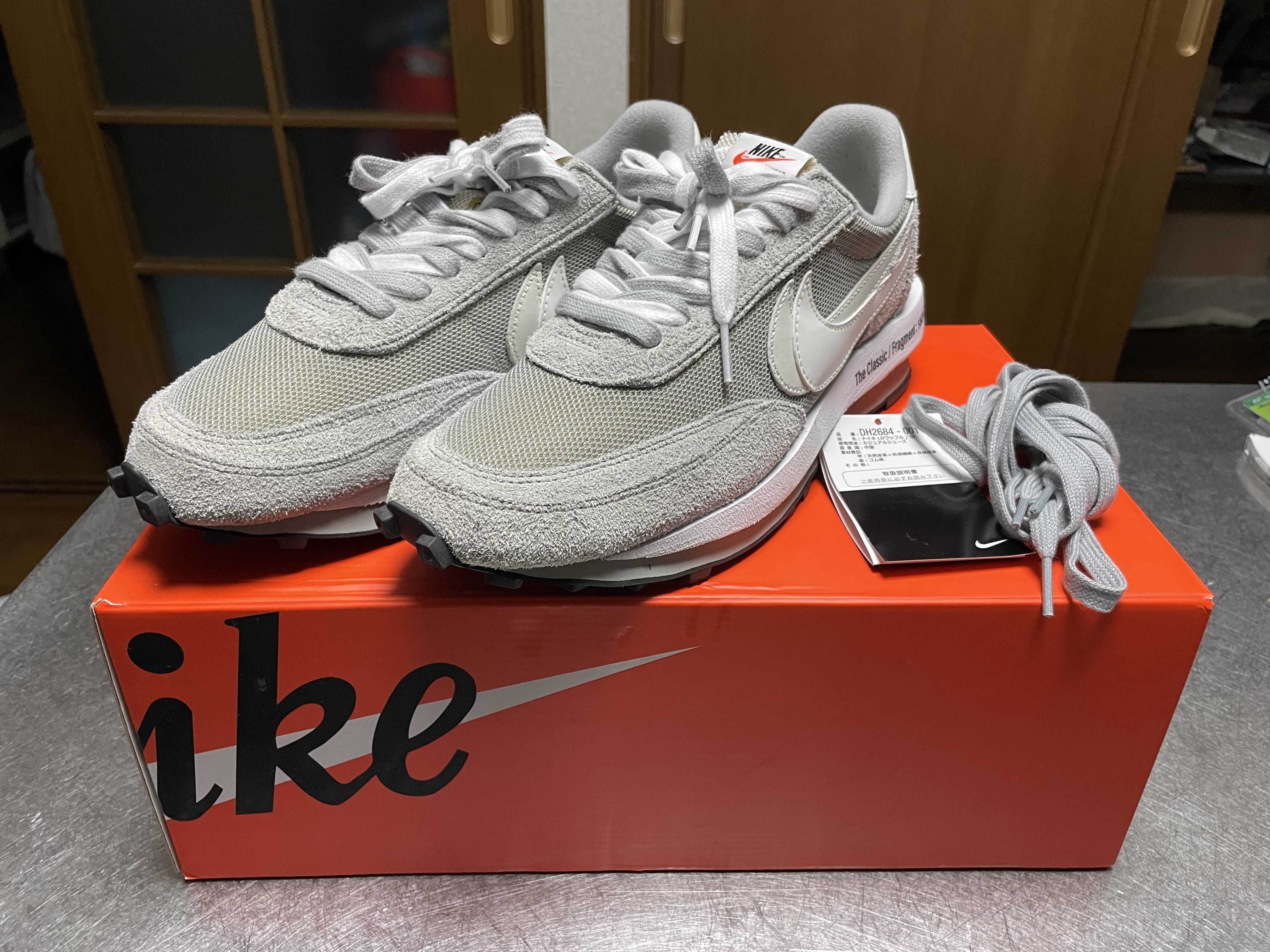 Fragment × sacai × Nike LD Waffle "Light Smoke Grey"