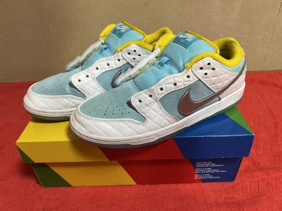 FTC × Nike SB Dunk Low "White/Blue"