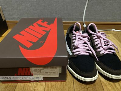 Travis Scott × Nike Air Jordan 1 Low OG SP-T "Black/Dark Mocha"