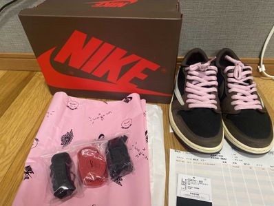 Travis Scott × Nike Air Jordan 1 Low OG SP-T "Black/Dark Mocha"