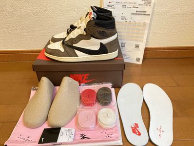 Travis Scott × Nike Air Jordan 1 Retro High OG TS SP "Sail/Dark Mocha"