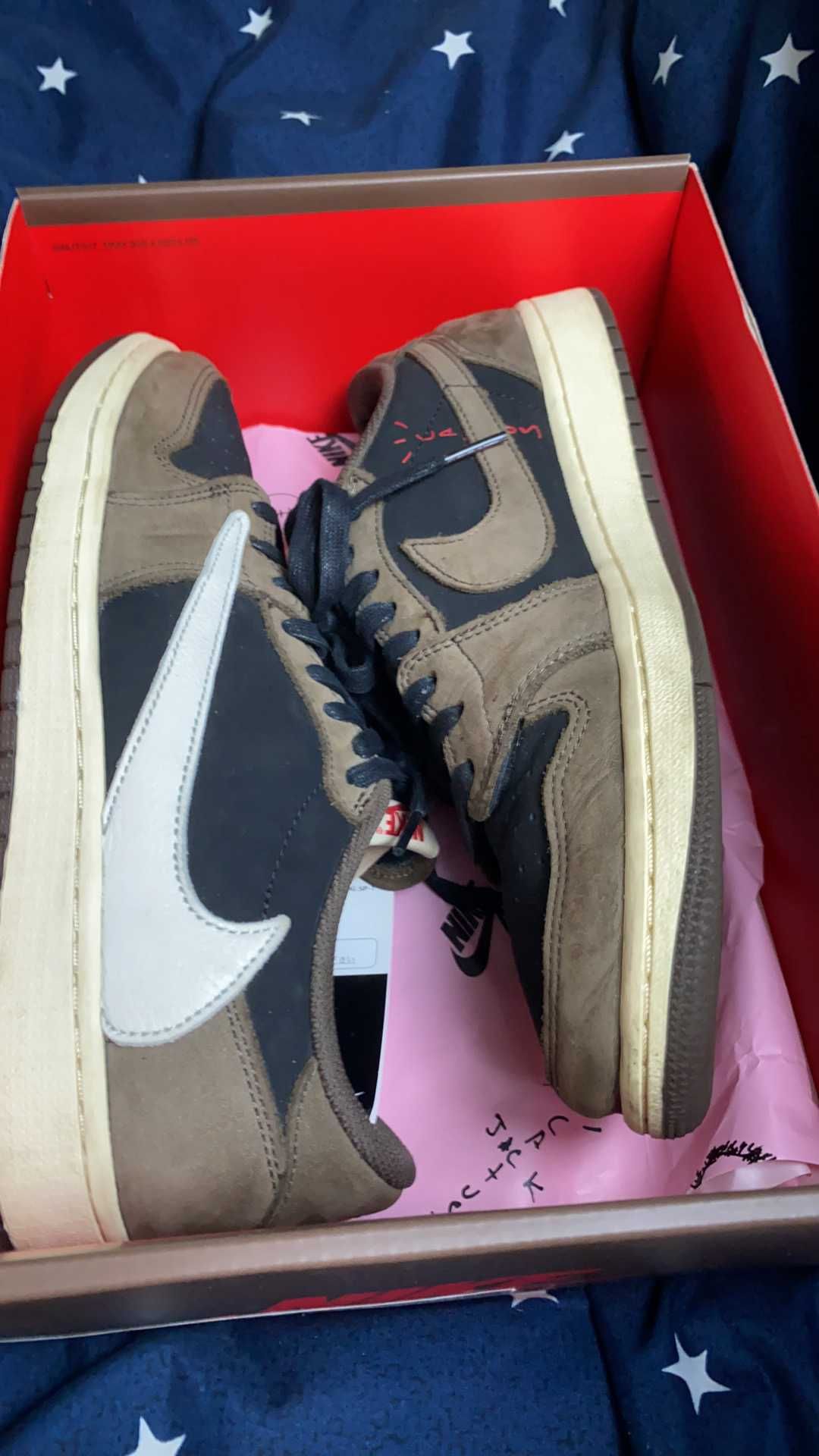 Travis Scott × Nike Air Jordan 1 Low OG SP-T  "Black/Dark Mocha"