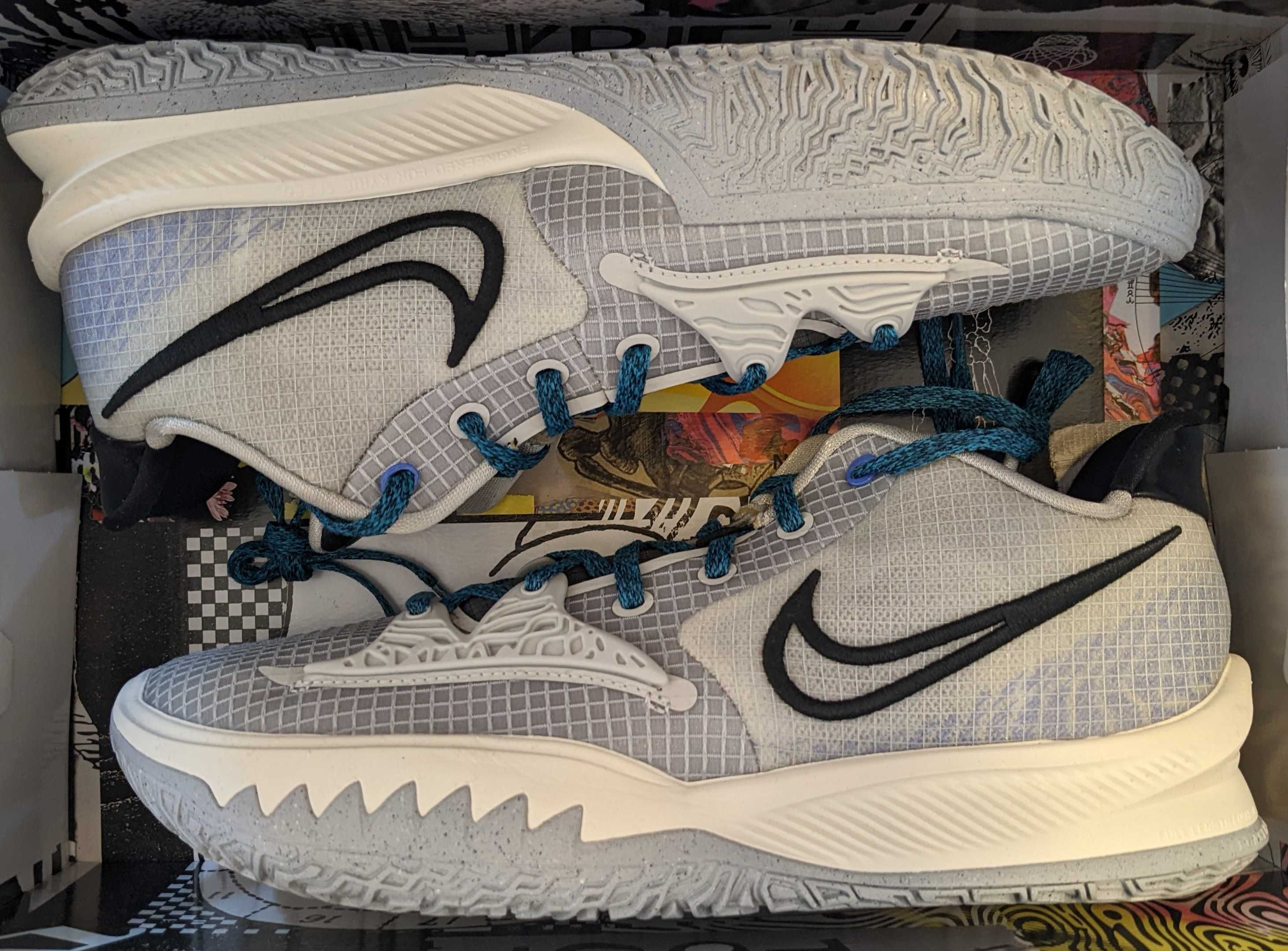 Nike Kyrie Low 4 "Gley Fog/Black/Sapphire"