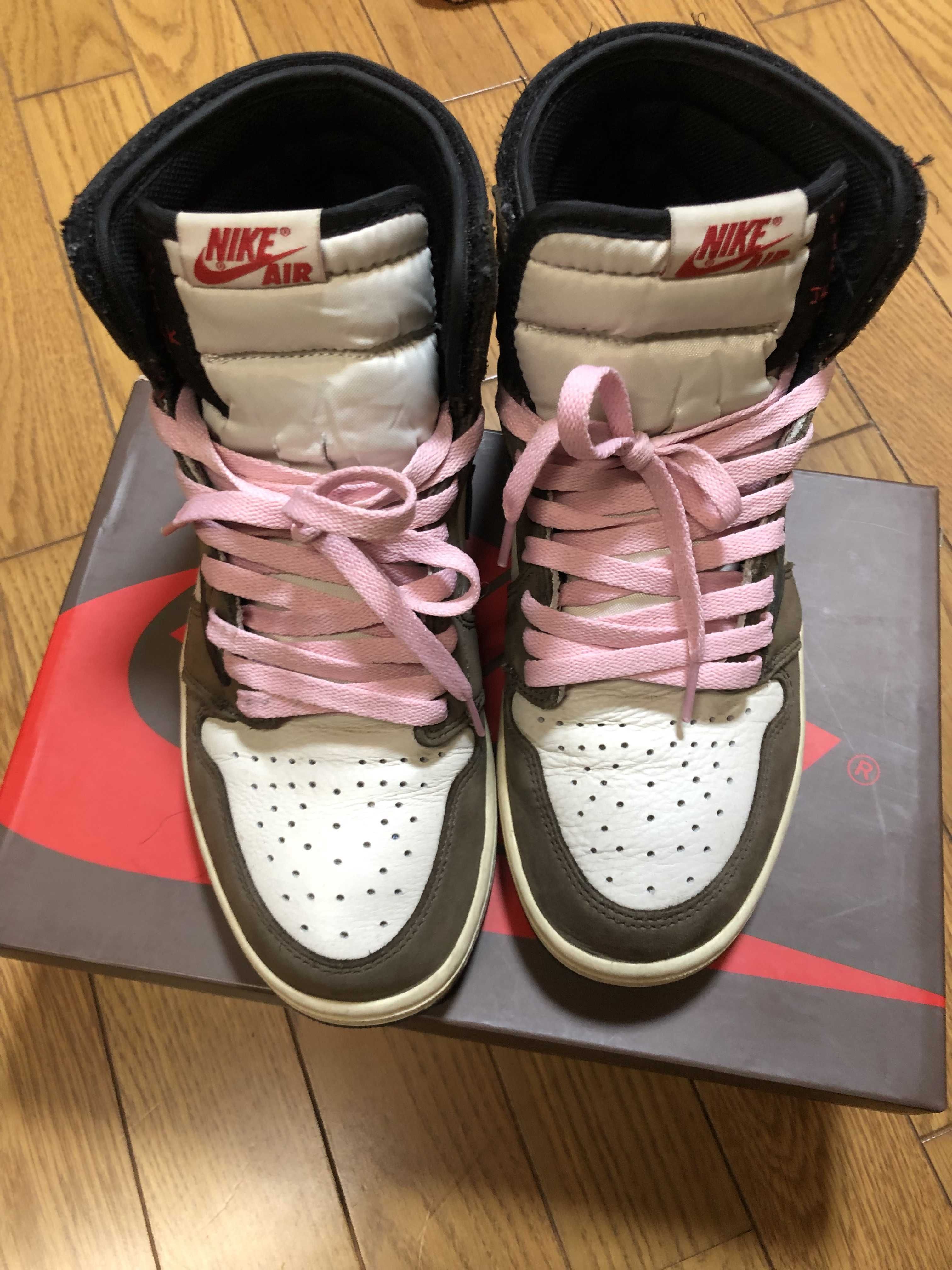 Travis Scott × Nike Air Jordan 1 Retro High OG TS SP "Sail/Dark Mocha"