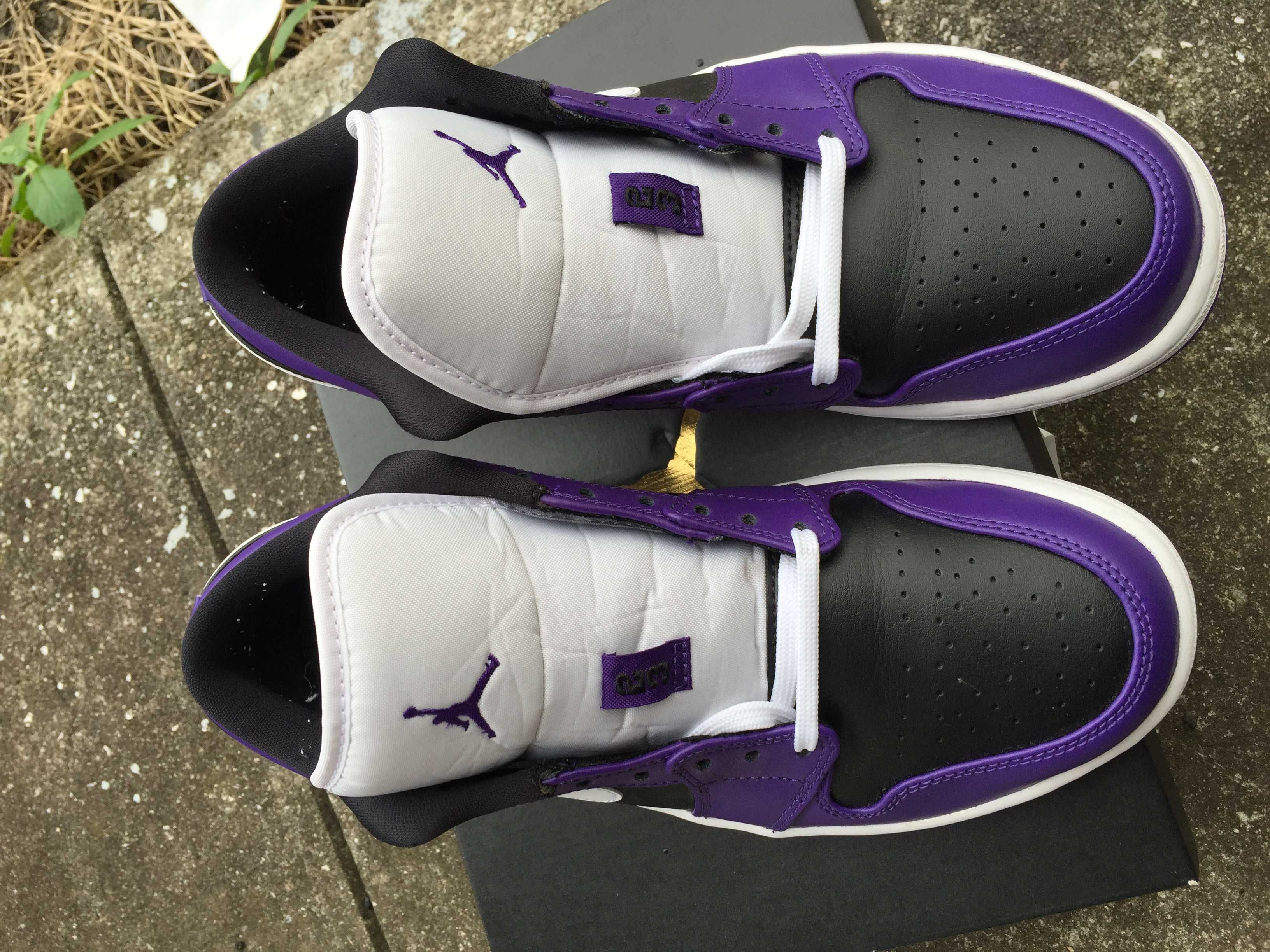 Nike Air Jordan 1 Low "Court Purple/White/Black"