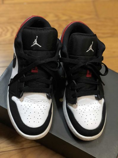 Nike GS Air Jordan 1 Low "Black Toe"