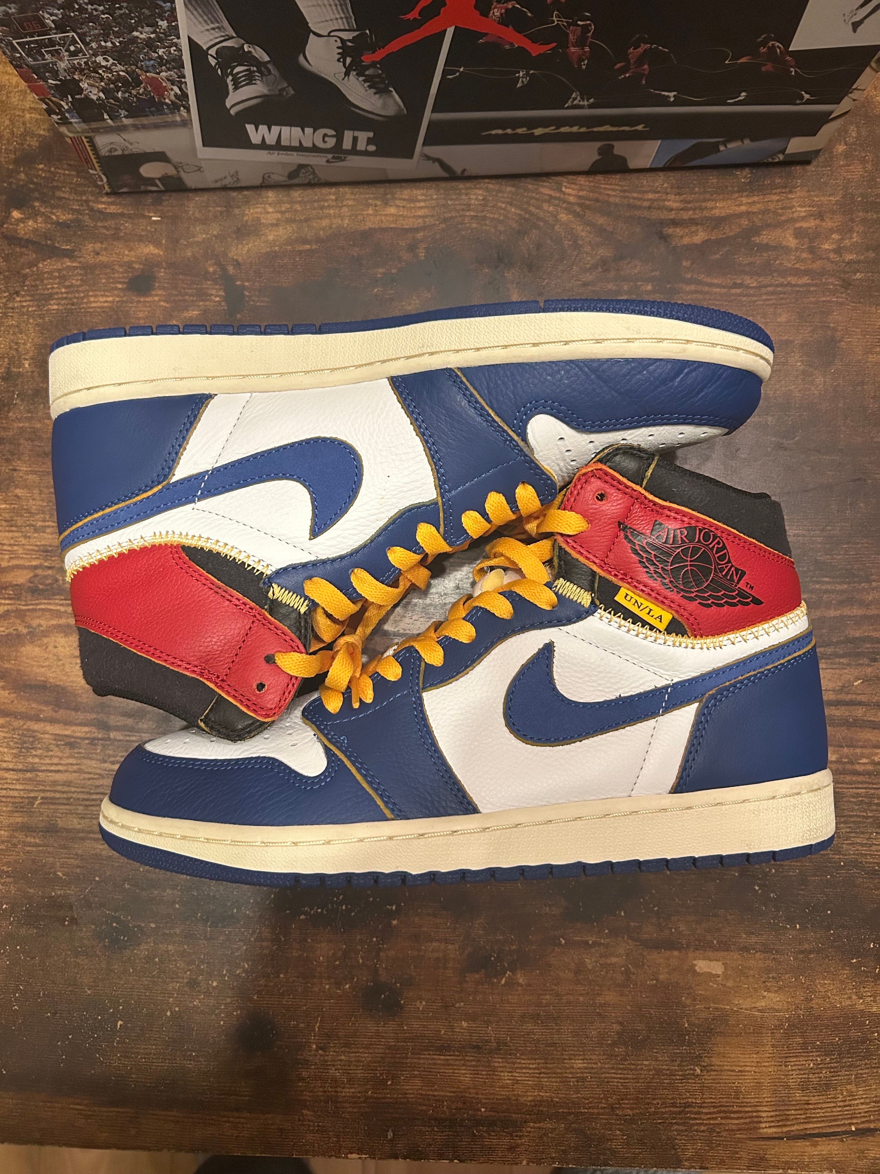Union × Nike Air Jordan 1 Retro High OG NRG "Storm Blue/Varsity Red"
