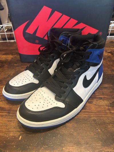 fragment design × Nike Air Jordan 1 Retro High OG "Black/Sport Royal/White"