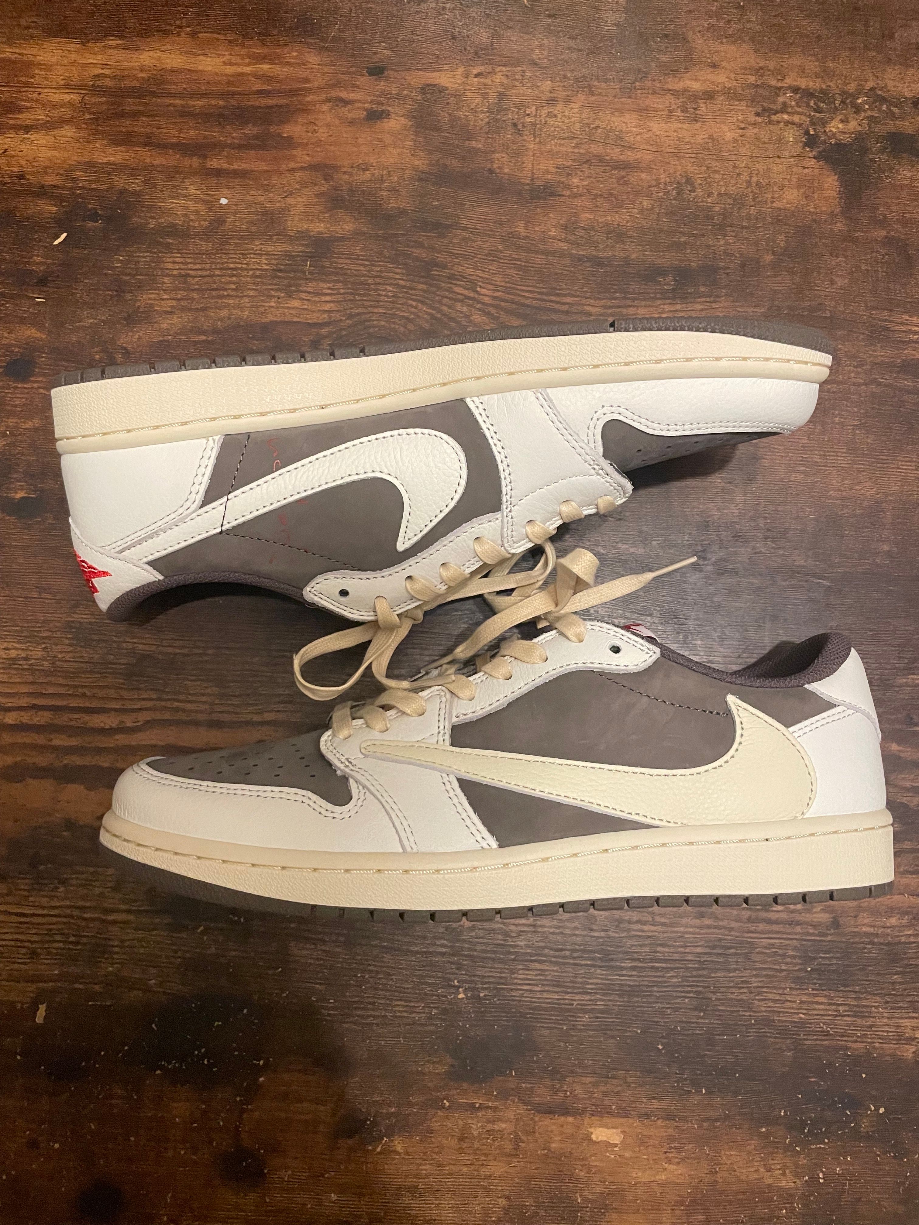 Travis Scott × Nike Air Jordan 1 Low OG SP "Reverse Mocha/Sail and Ridgerock"