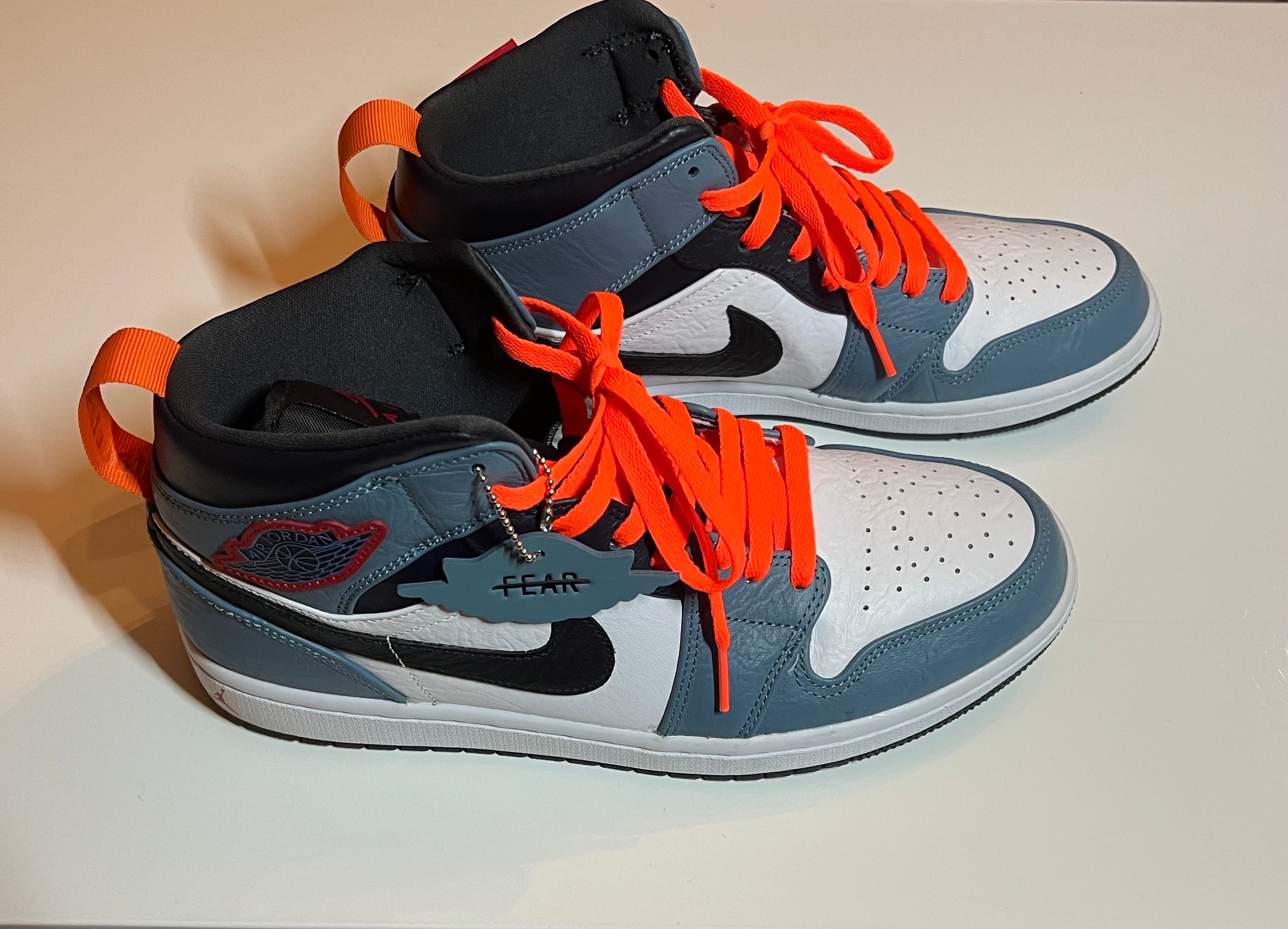 FACETASM × Nike Air Jordan 1 Mid "White/Navy"